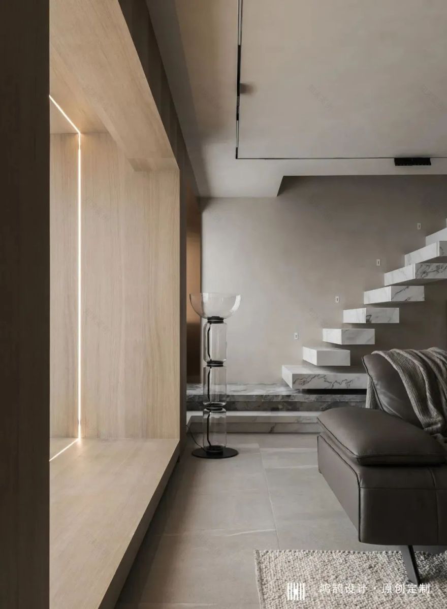 悬浮楼梯打造 200㎡跃层无界空间丨中国徐州丨徐州店-15