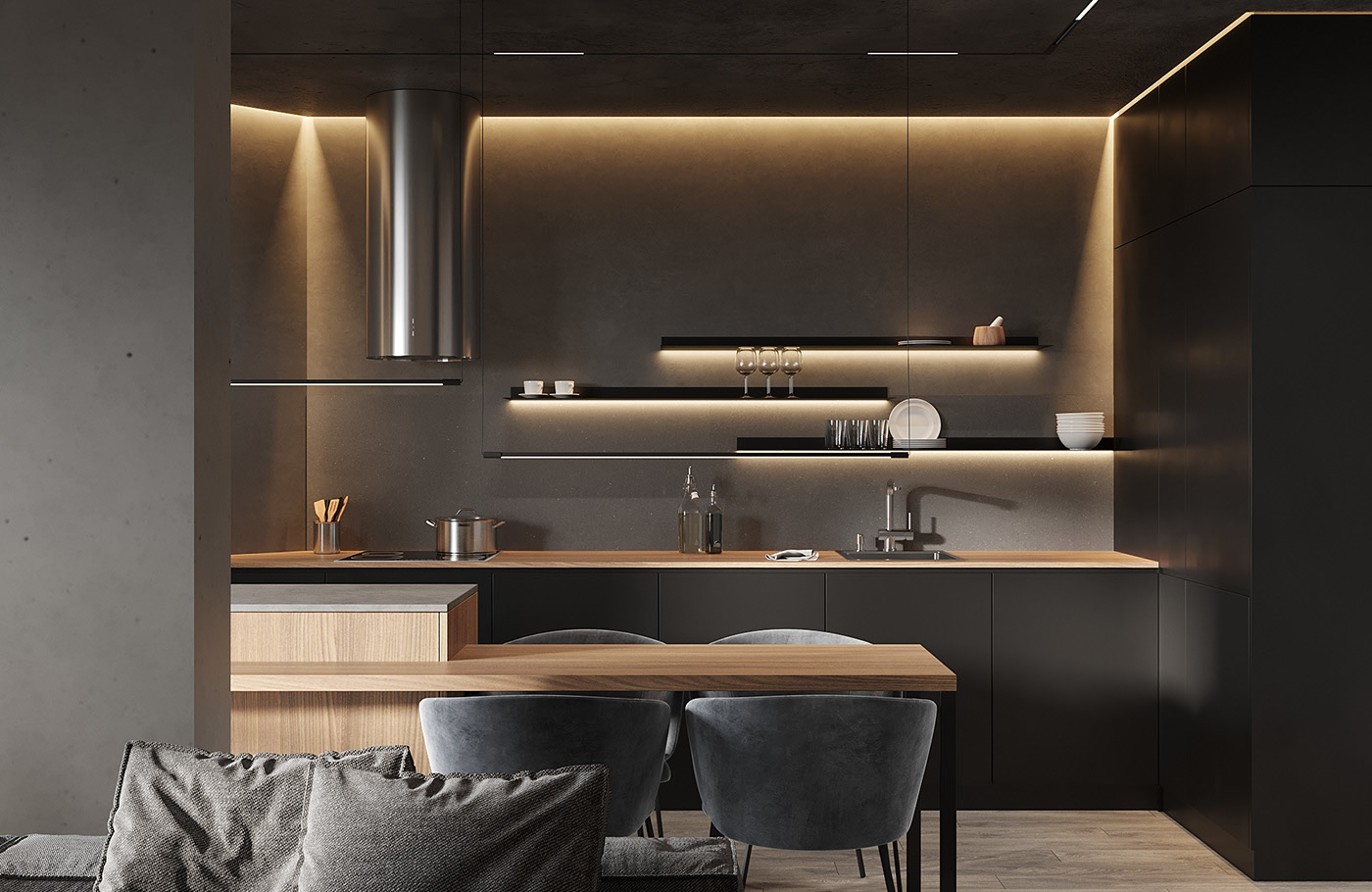 乌克兰基辅小空间公寓设计-9