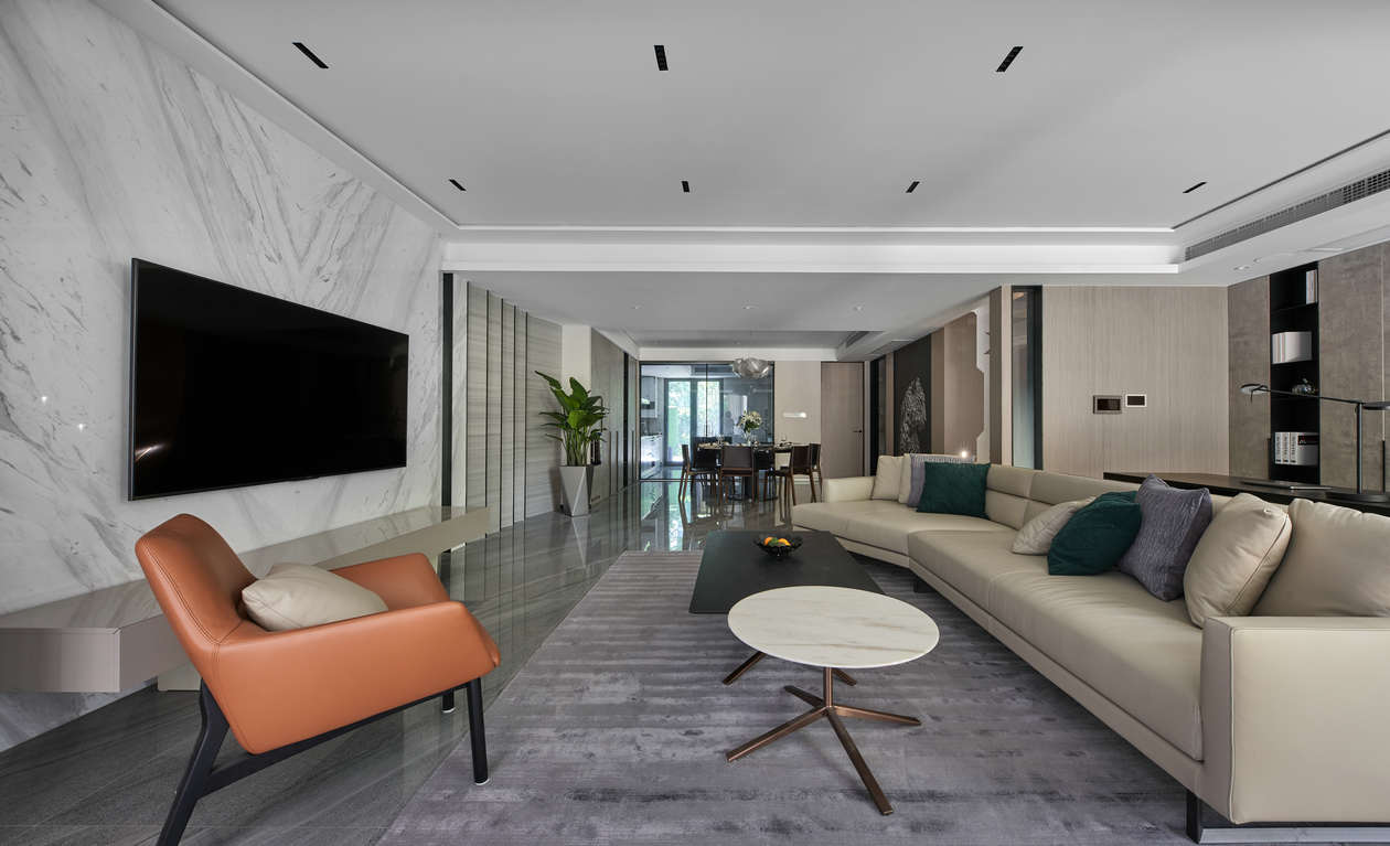 杭州杭公馆 | 灰色调开放式设计,兼顾功能与观景-7