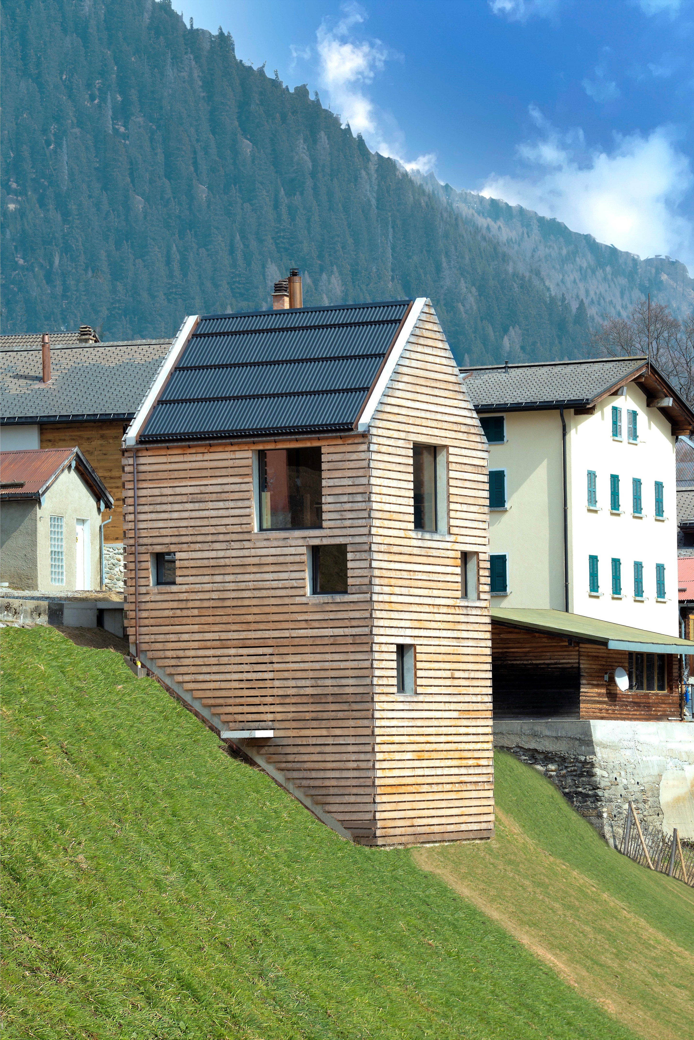 Pier Maulini丨别墅丨HouseinBedrettoValley-0