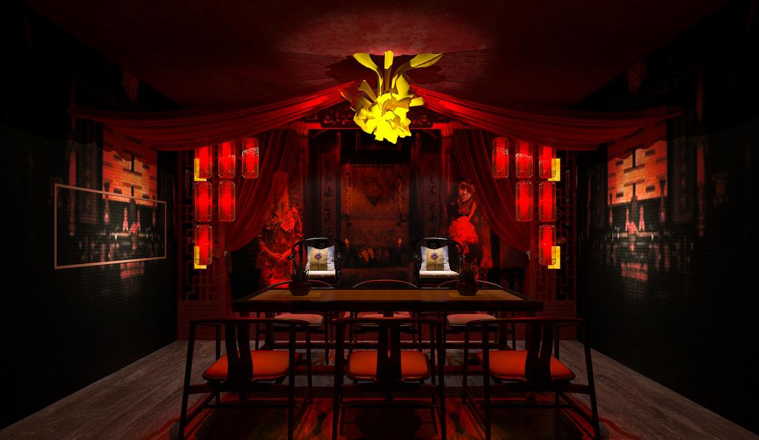 赛博朋克风剧本杀演艺中心-12