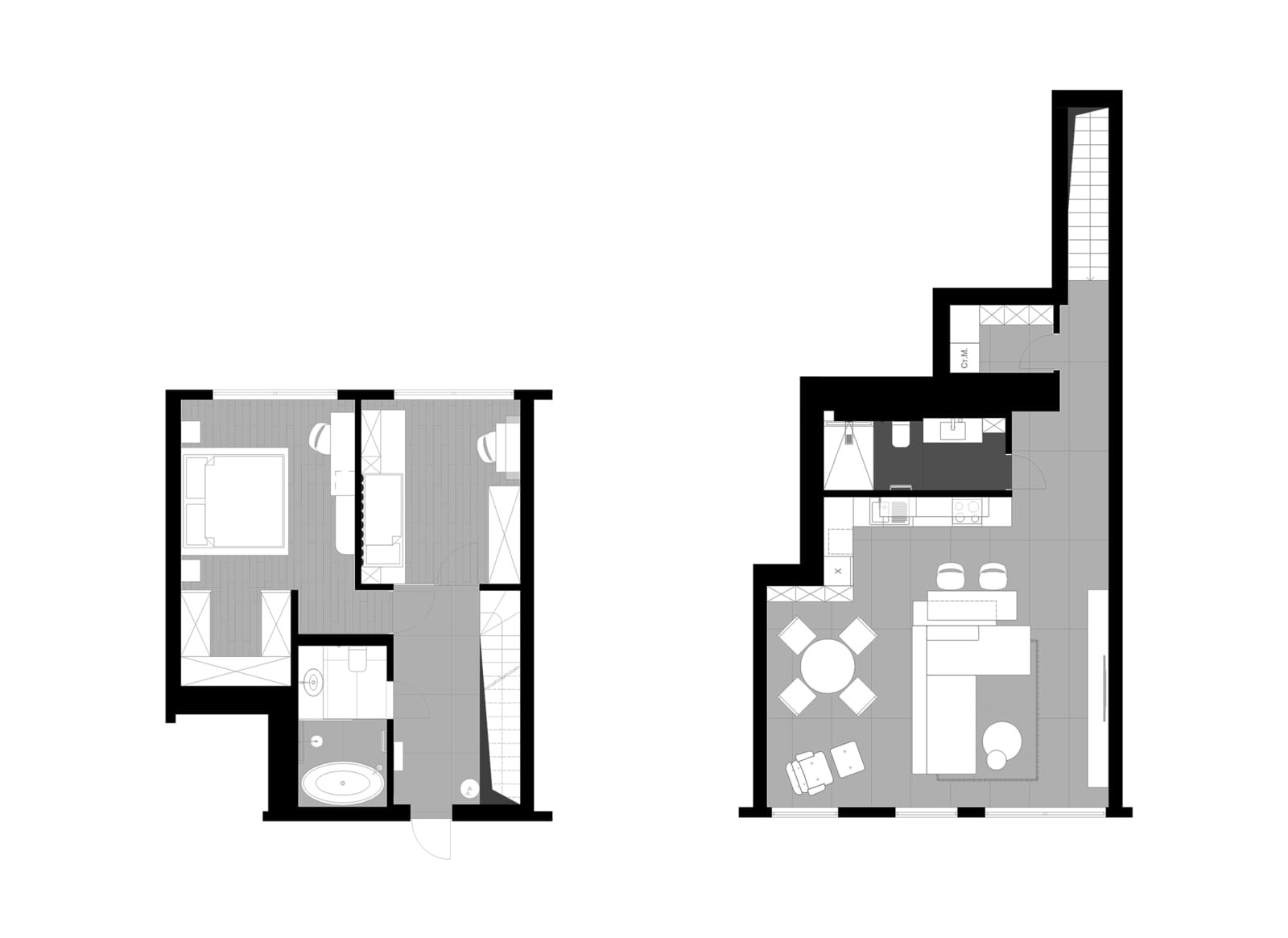 乌克兰河景轻奢复式公寓丨SVOYA 工作室-27