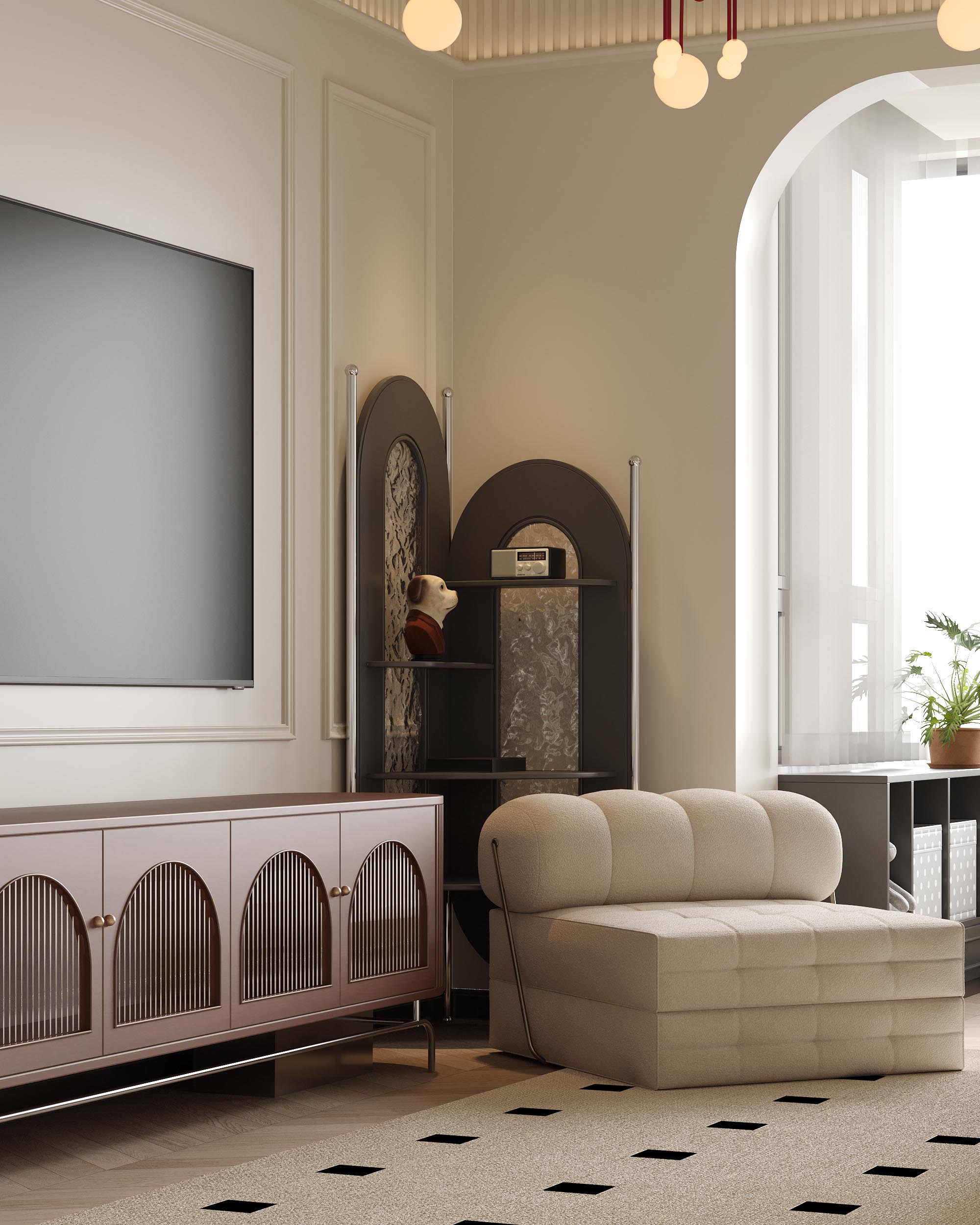 DEFIN DESIGN | 阳光汾河湾法式复古-11