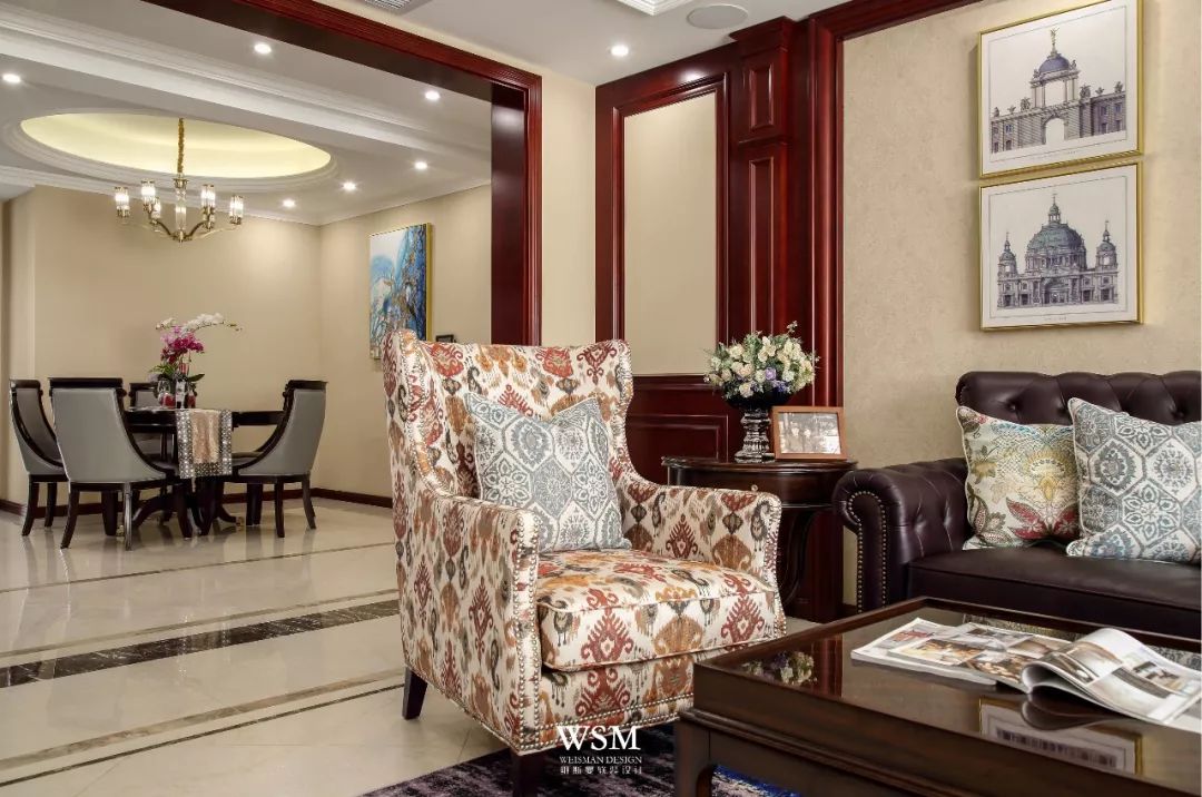 悠然美居 | 金御华府 140 平米美式风格全案设计-18