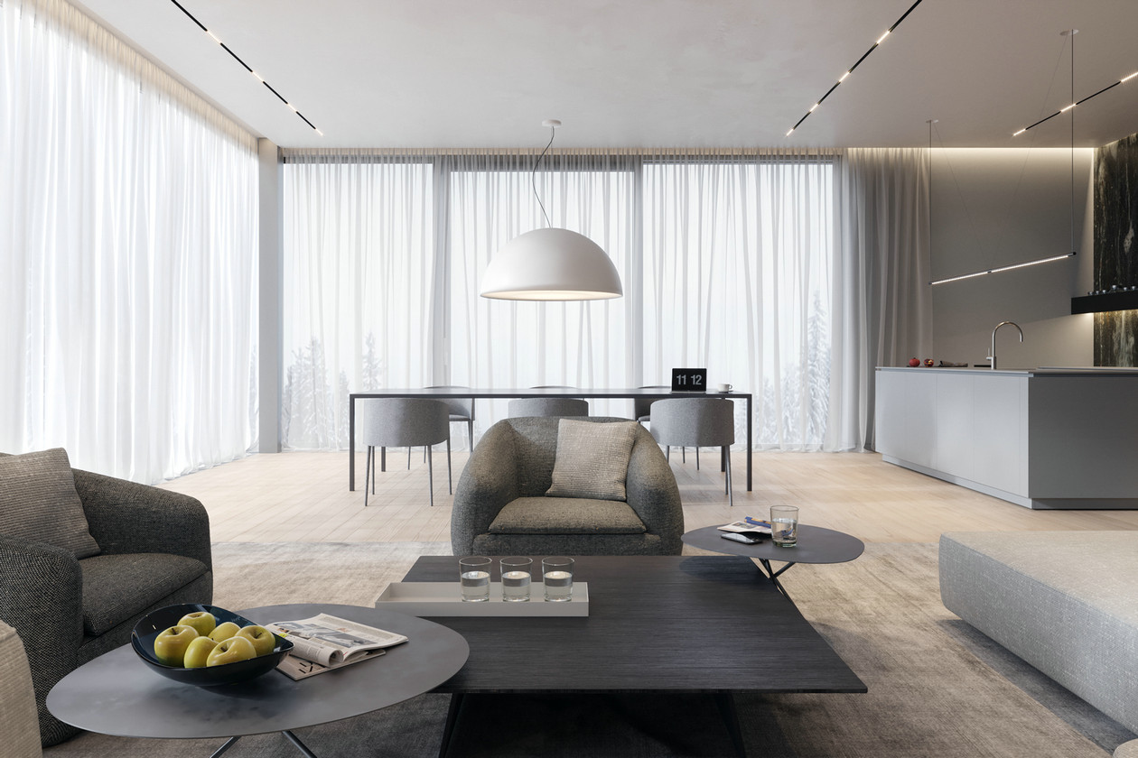 280㎡大空间公寓设计-1