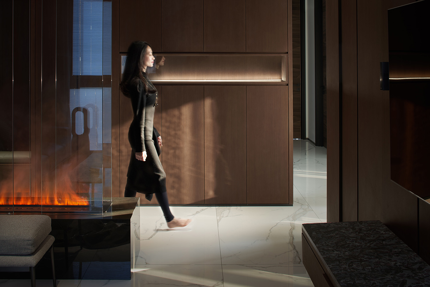 优雅轻奢的 101㎡平层设计丨中国福州丨福州上行维度设计有限公司-16