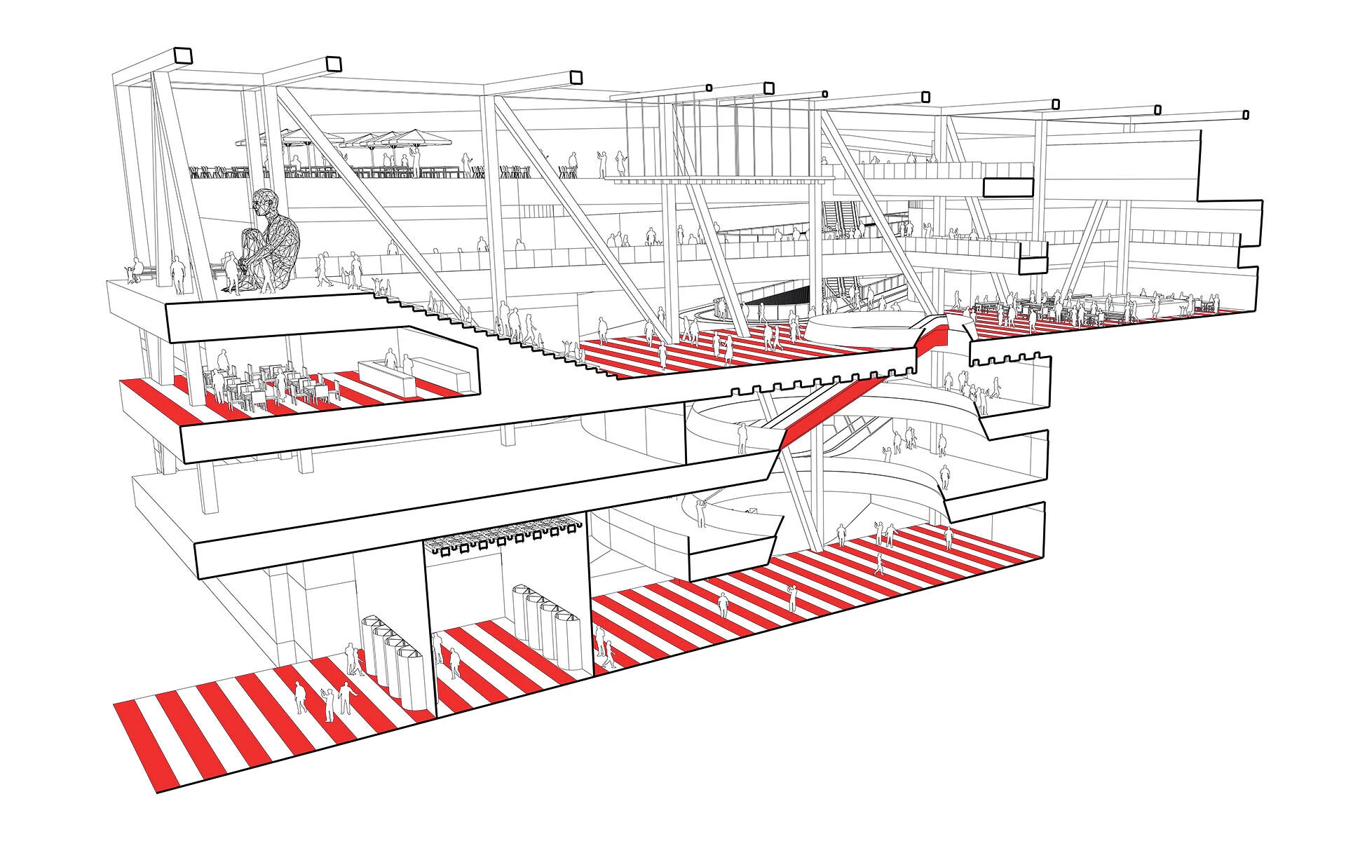 武汉江宸天街丨中国武汉丨CLOU Architects-12