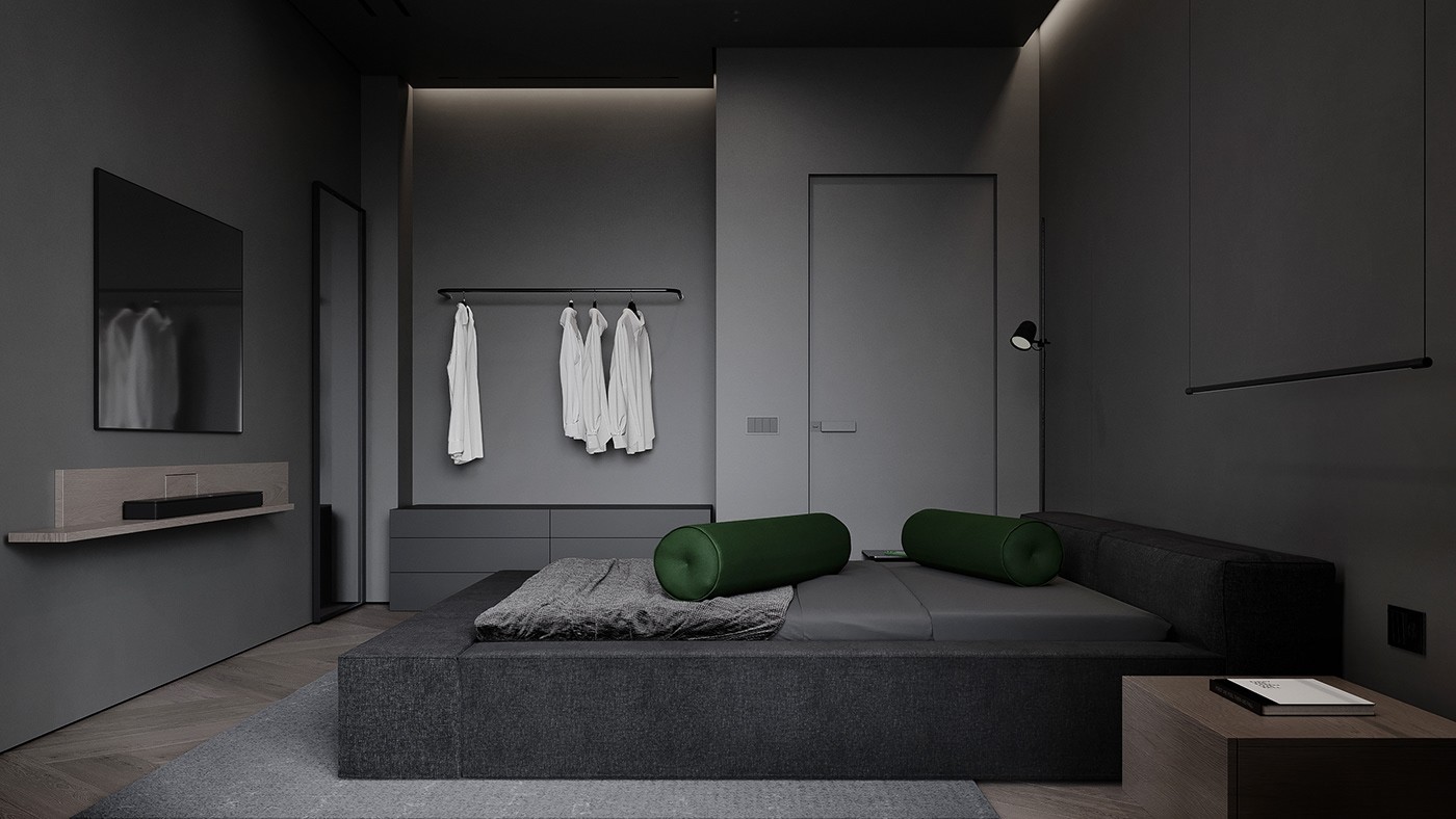 极简黑质感空间  打造精致沉稳住宅！-29