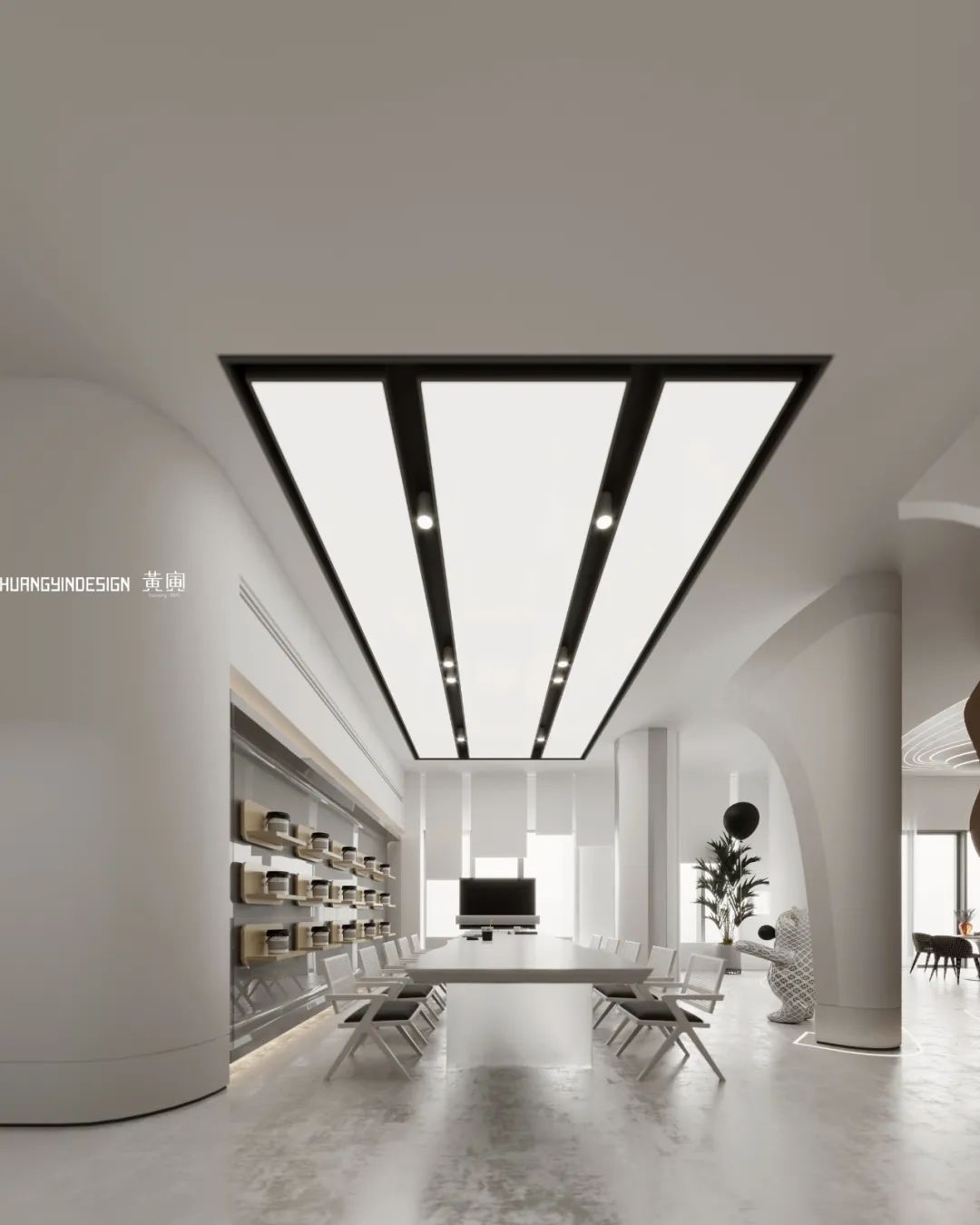 壹等艺国际涂料银泰展厅丨中国台州丨黄寅设计事务所-40