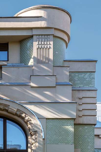 Кропоткинский переулок, дом 13. Особняк Дерожинской в Штатном пер.-18