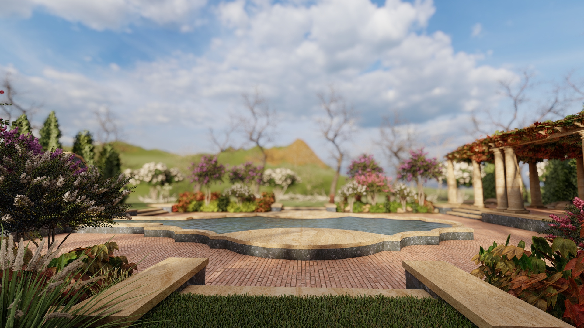 Italian old cities - Florence - Gaming Environment-7