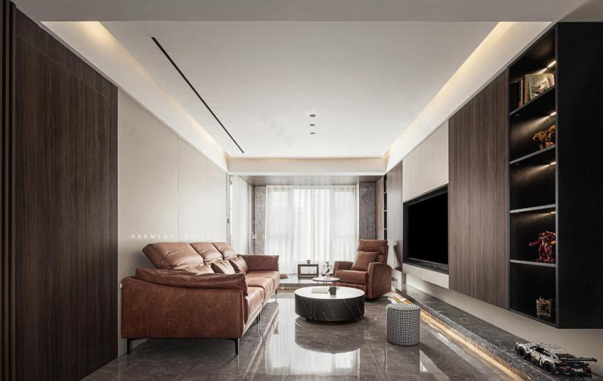 焦糖轻奢风 · 准夫妻的理想家居设计-11