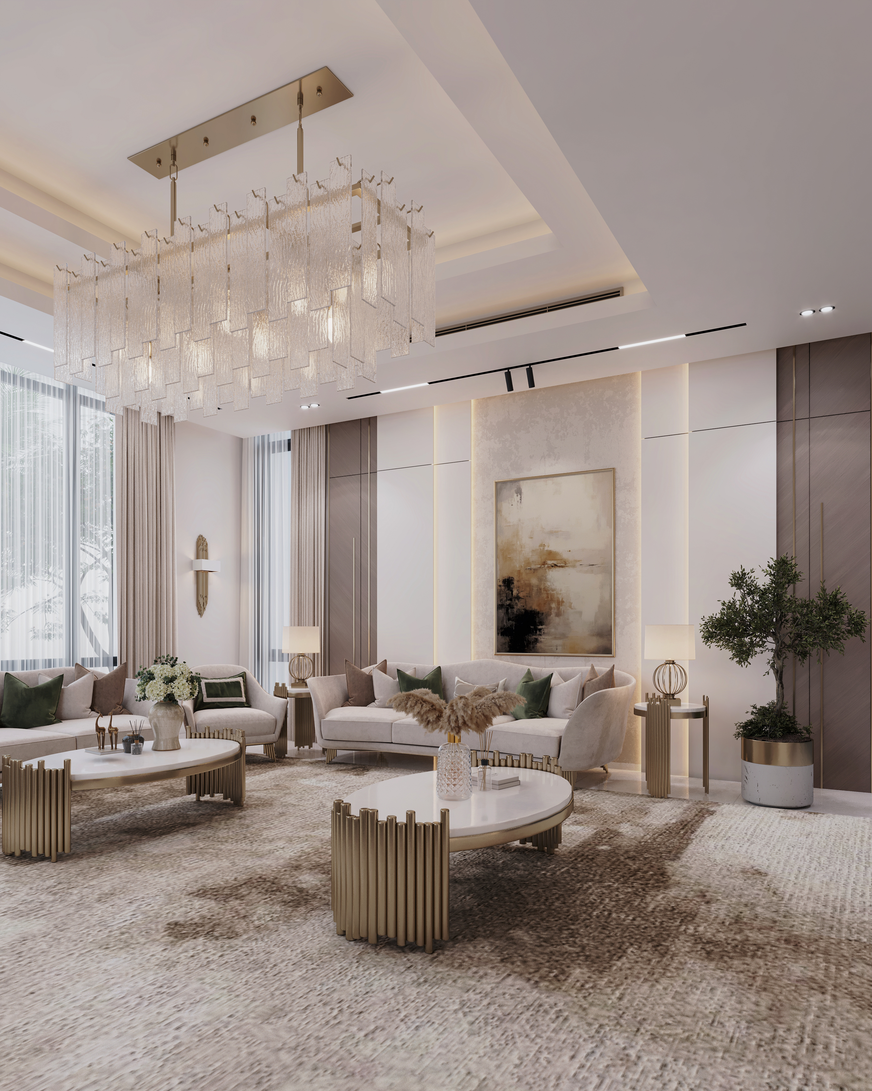 Luxury Women Majlis可直译为奢华女性会客厅 不过这里的Lu·ury可能拼写有误，推测正确的是Luxury  丨阿联酋迪拜丨Archpix Engineering Consultants-10