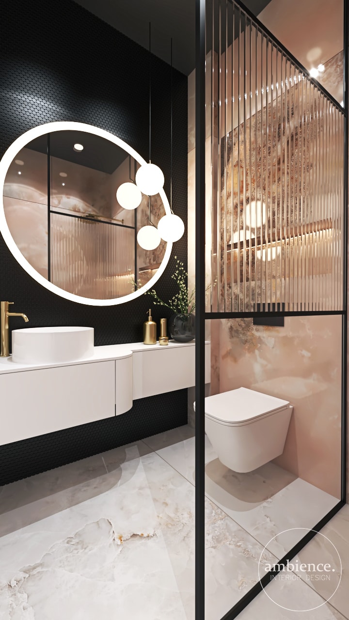 现代经典风带酒红色调室内项目丨波兰埃尔布隆格-26