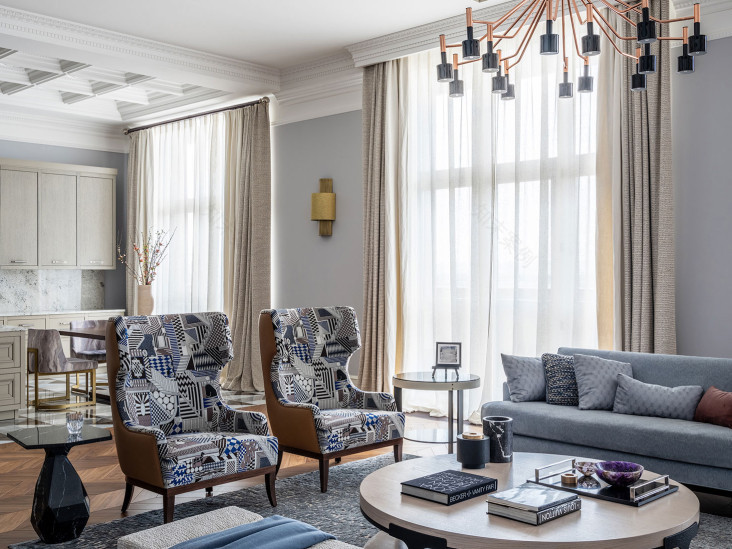 Пентхаус площадью 270 кв. метров в Москве: проект Ulyanova Architects-41