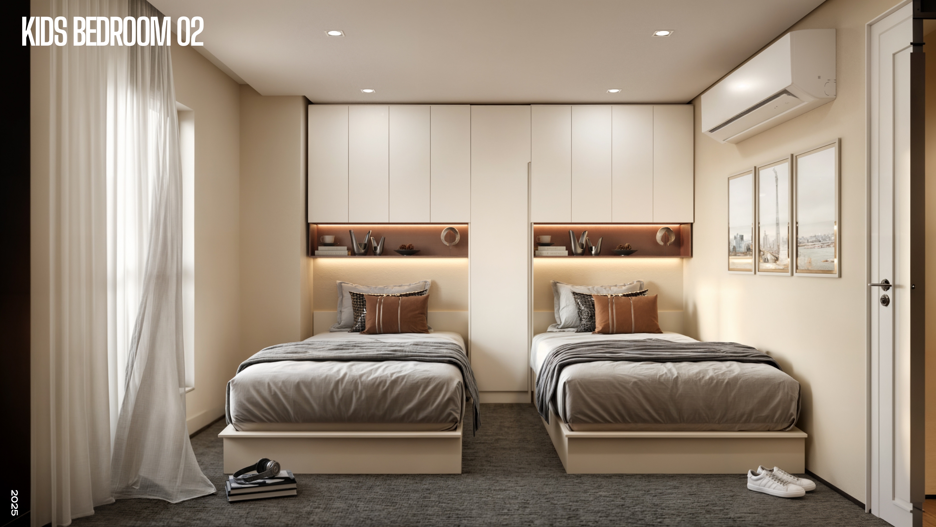 柔和简约公寓内饰丨埃及丨Freelance-18