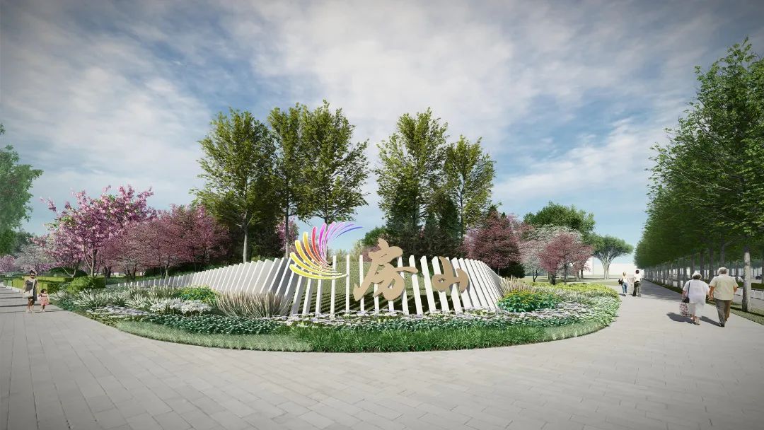 房山府前广场“拆栏透绿”改造丨中国北京丨房山区园林绿化局-55