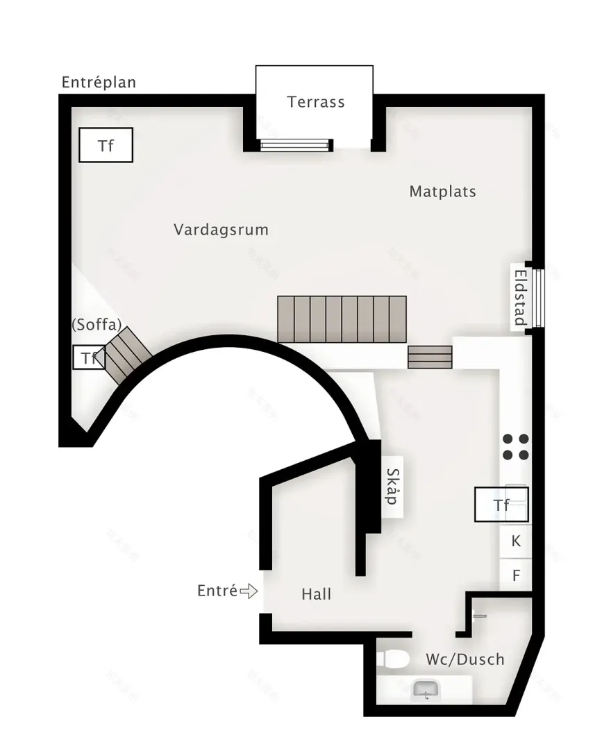 斯堪的纳维亚风跃层住宅 | 楼梯游戏激活空间-15