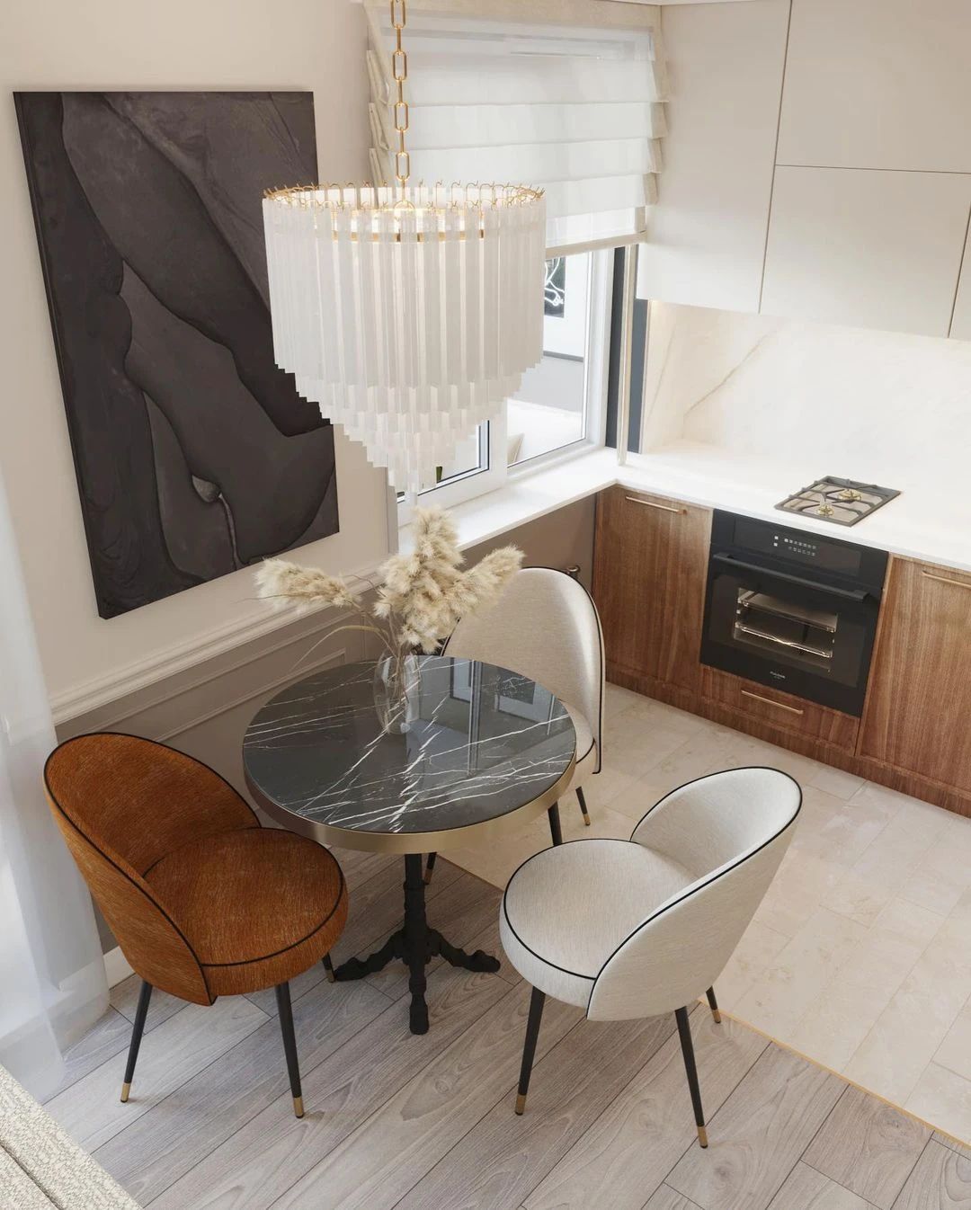 独居女孩的 34㎡公寓设计丨Alinasulina-4