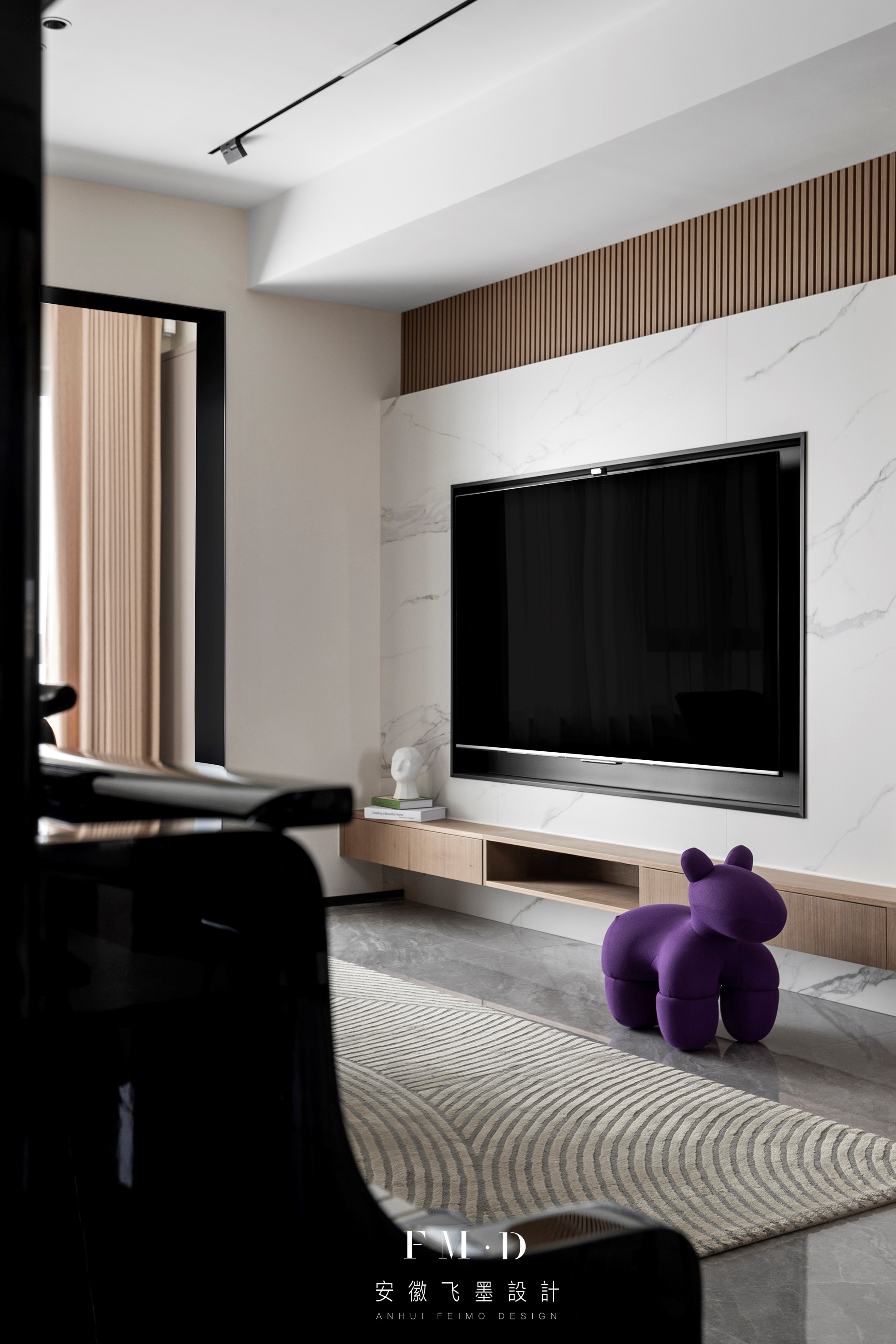 飞墨新作 || 三世同堂居132㎡现代简约家，高度舒适感拿捏！-6