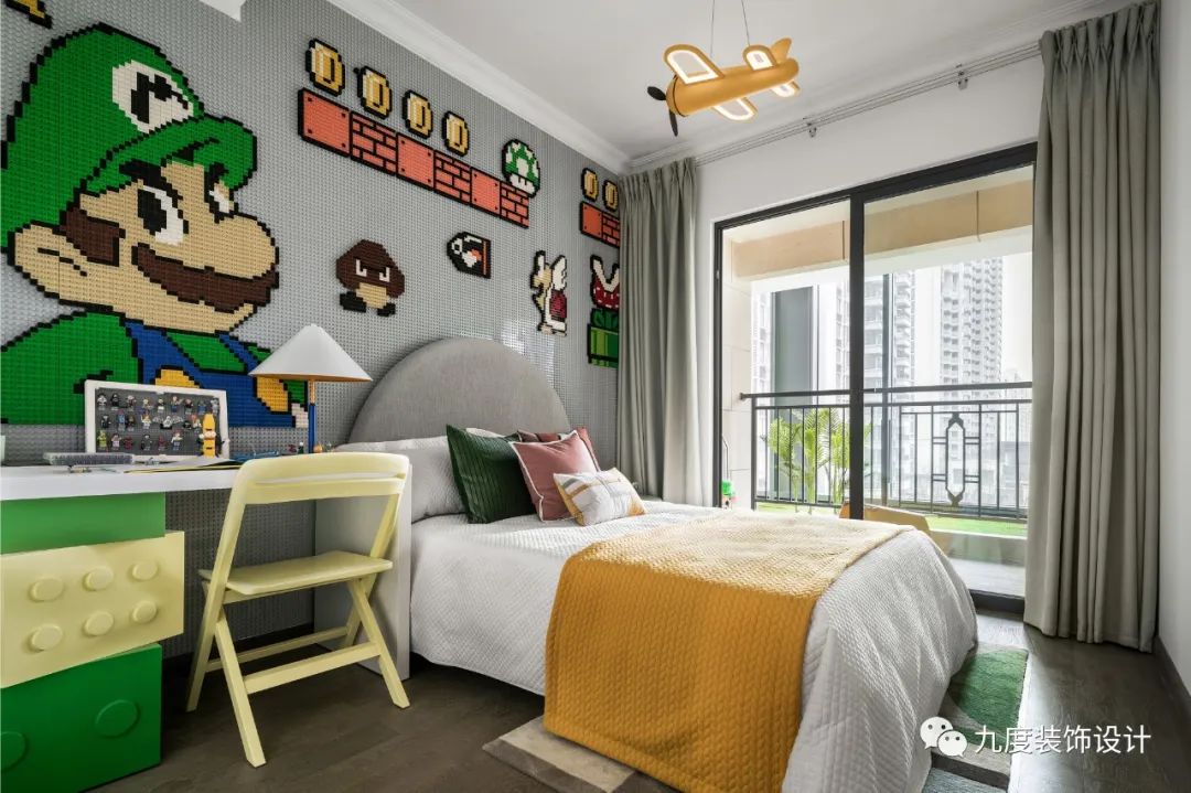 中海·锦江城 KAWS 风格样板间 | 摩登蓝色世界-24