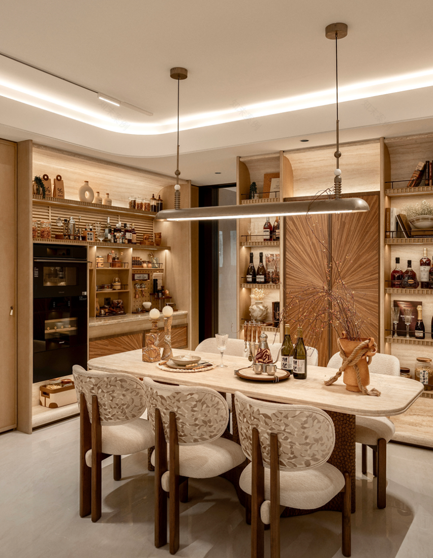 西安招商林屿缦岛105㎡样板间丨中国西安丨无隅制造-23