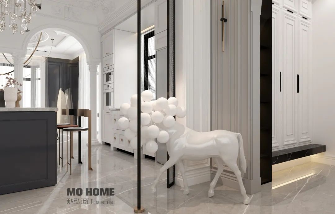 天津·武清尚清湾法式轻奢别墅丨中国天津丨默弘设计-28