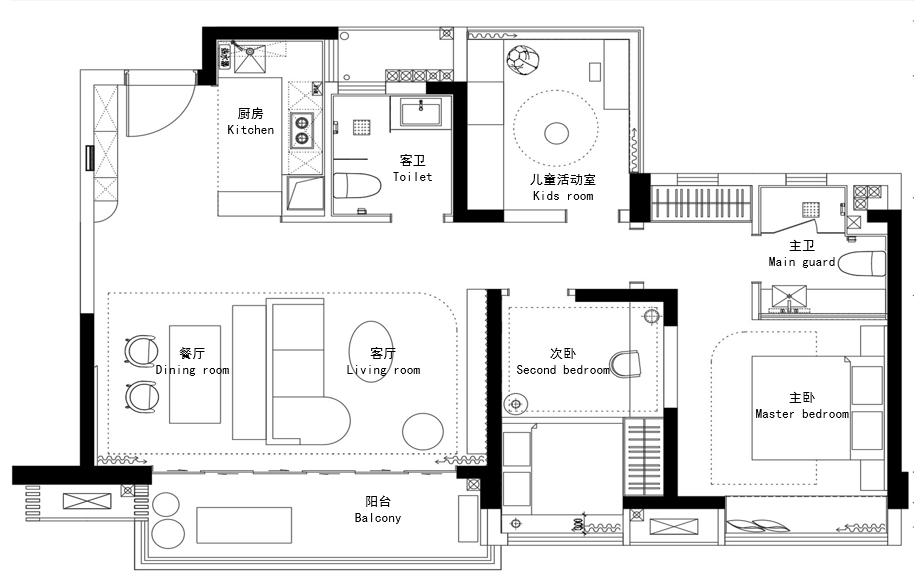 惠州静安府样板间丨中国惠州丨上海申城建筑设计有限公司-58