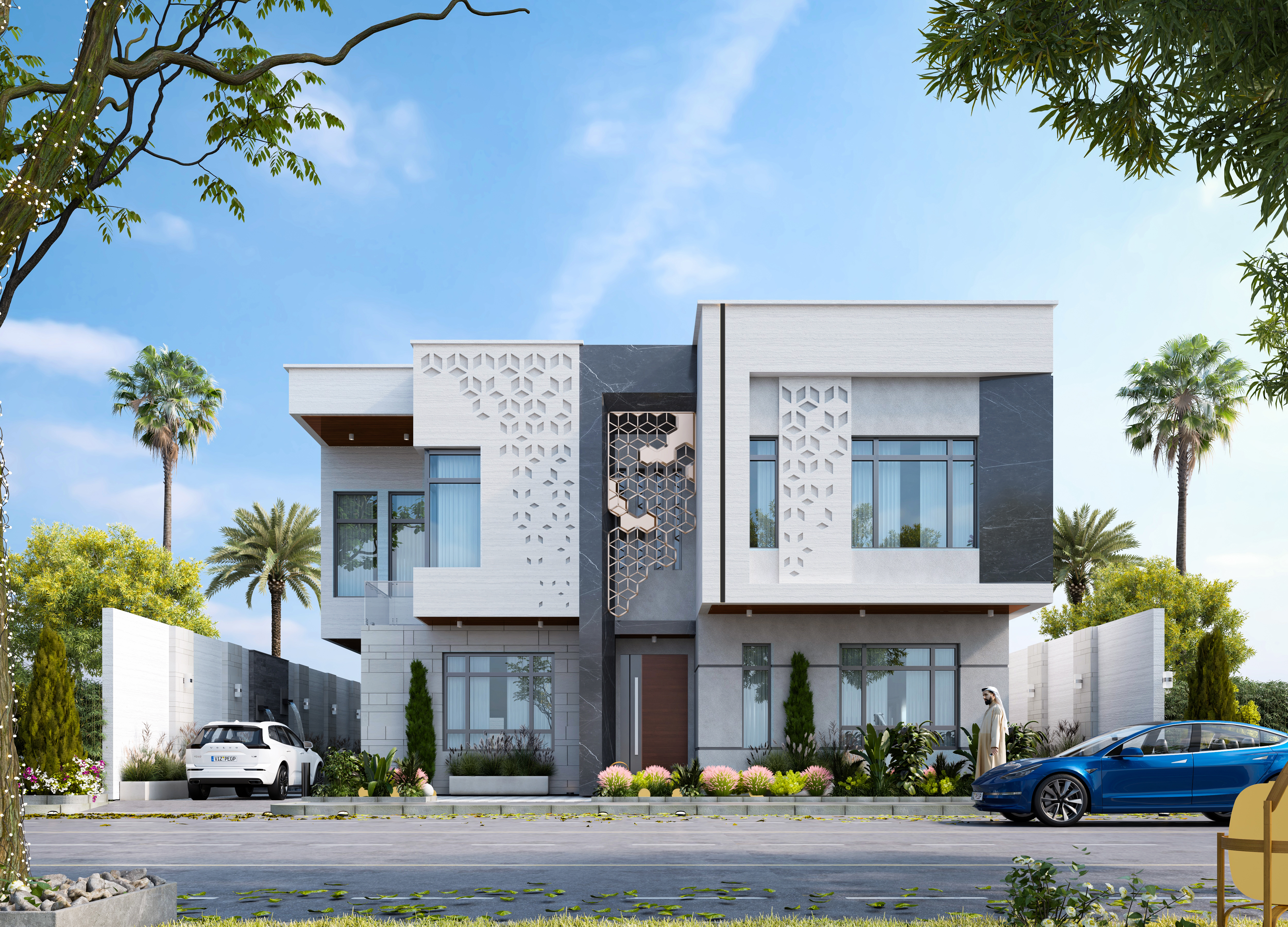 Villa Facade l KSA（沙特阿拉伯别墅外立面）-3