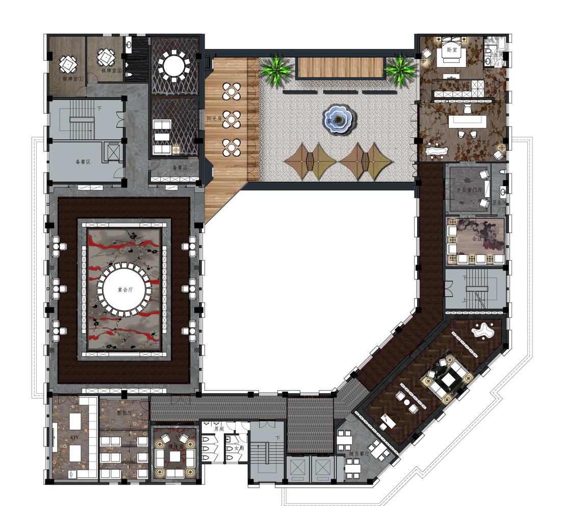 某高级会所设计-4