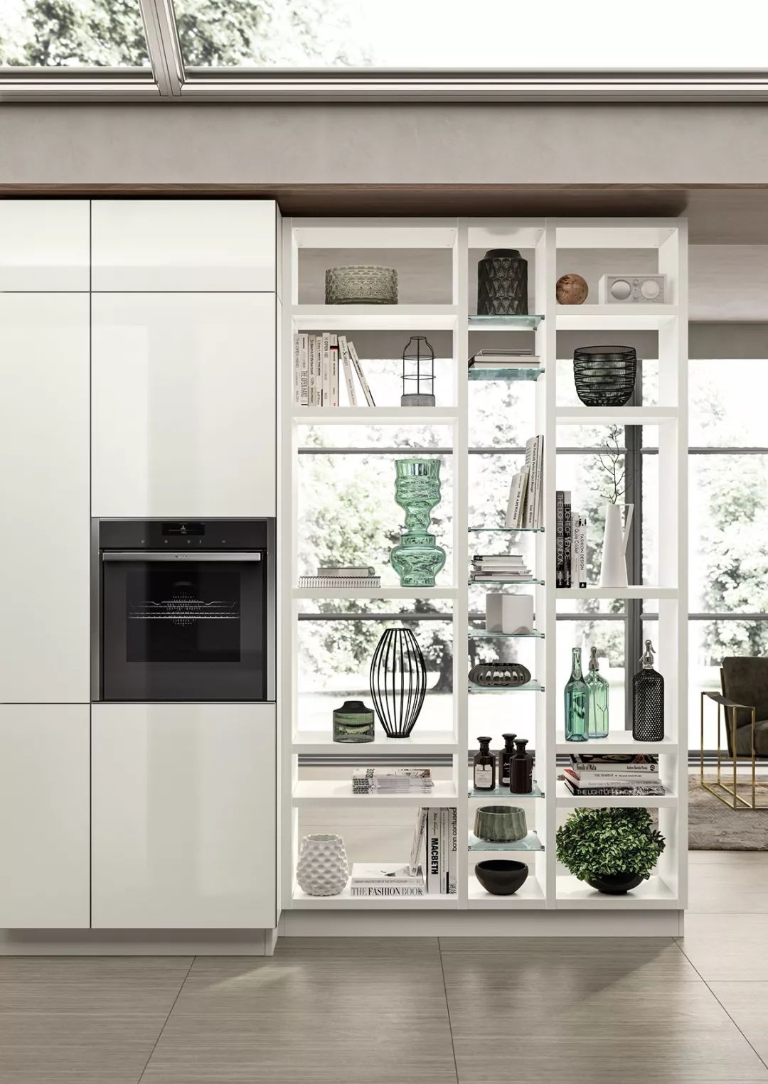 开放式厨房设计美学与实用兼具-108