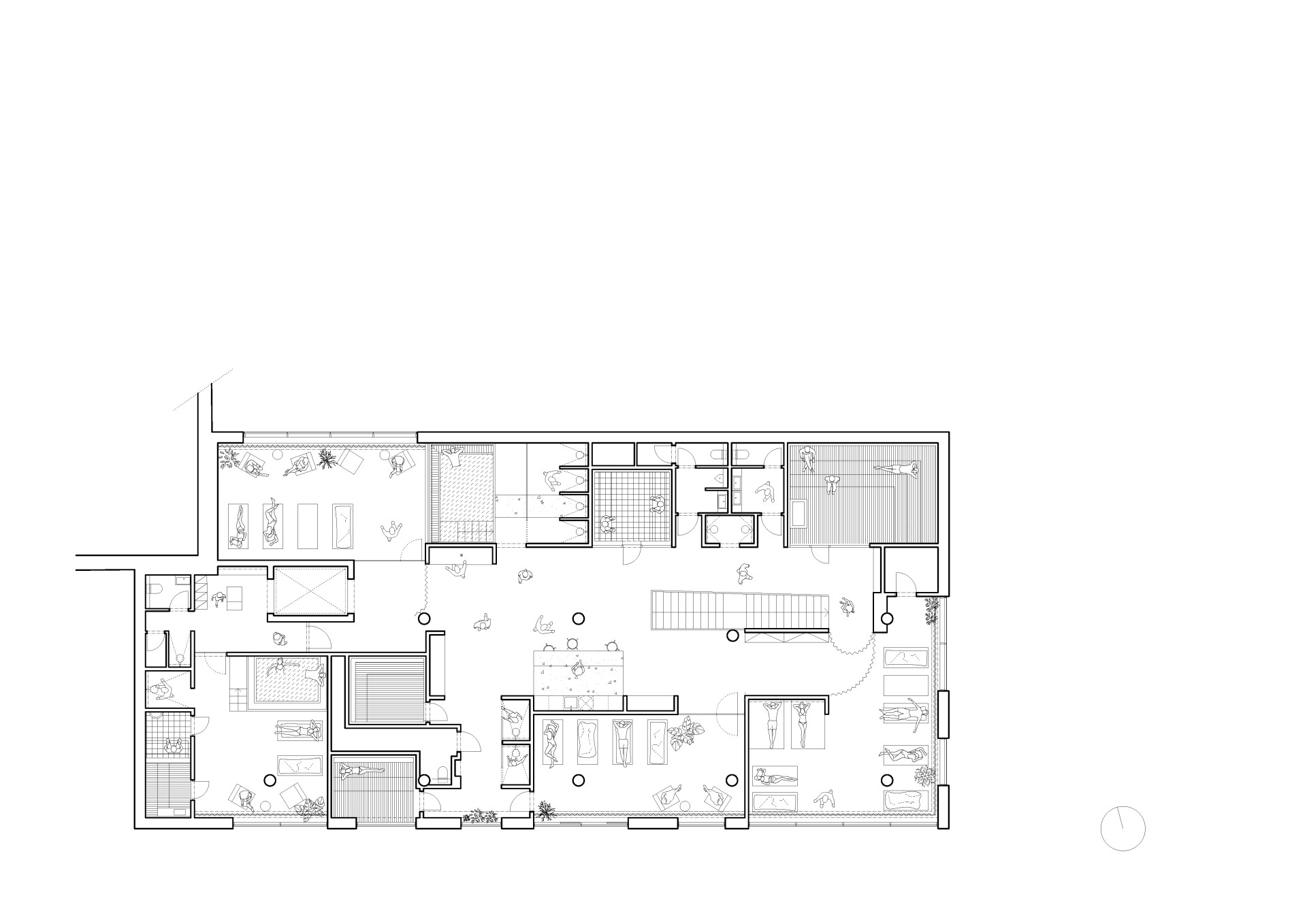 Třeboň温泉疗养院Aurora的温泉中心扩建项目丨捷克-93