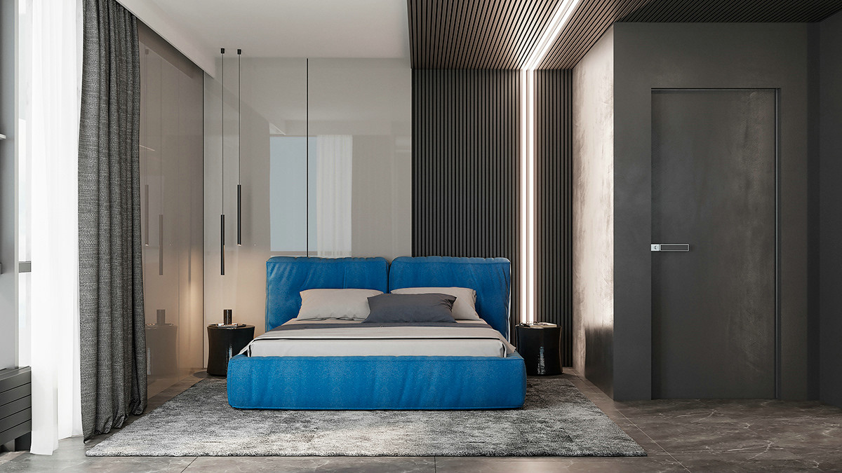 极简风遇上精致白，优雅舒适现代别墅设计-21