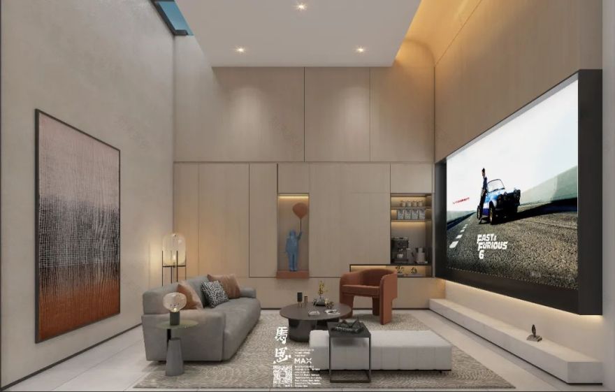 马思设计 | 现代风别墅,艺术与生活的完美融合-8