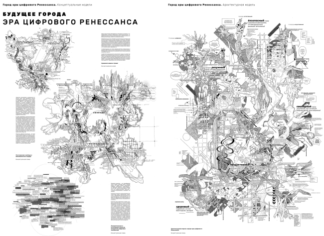 《数字文艺复兴》（参赛名《液态时代》）丨俄罗斯喀山丨喀山国立建筑大学TIArch工作室-14