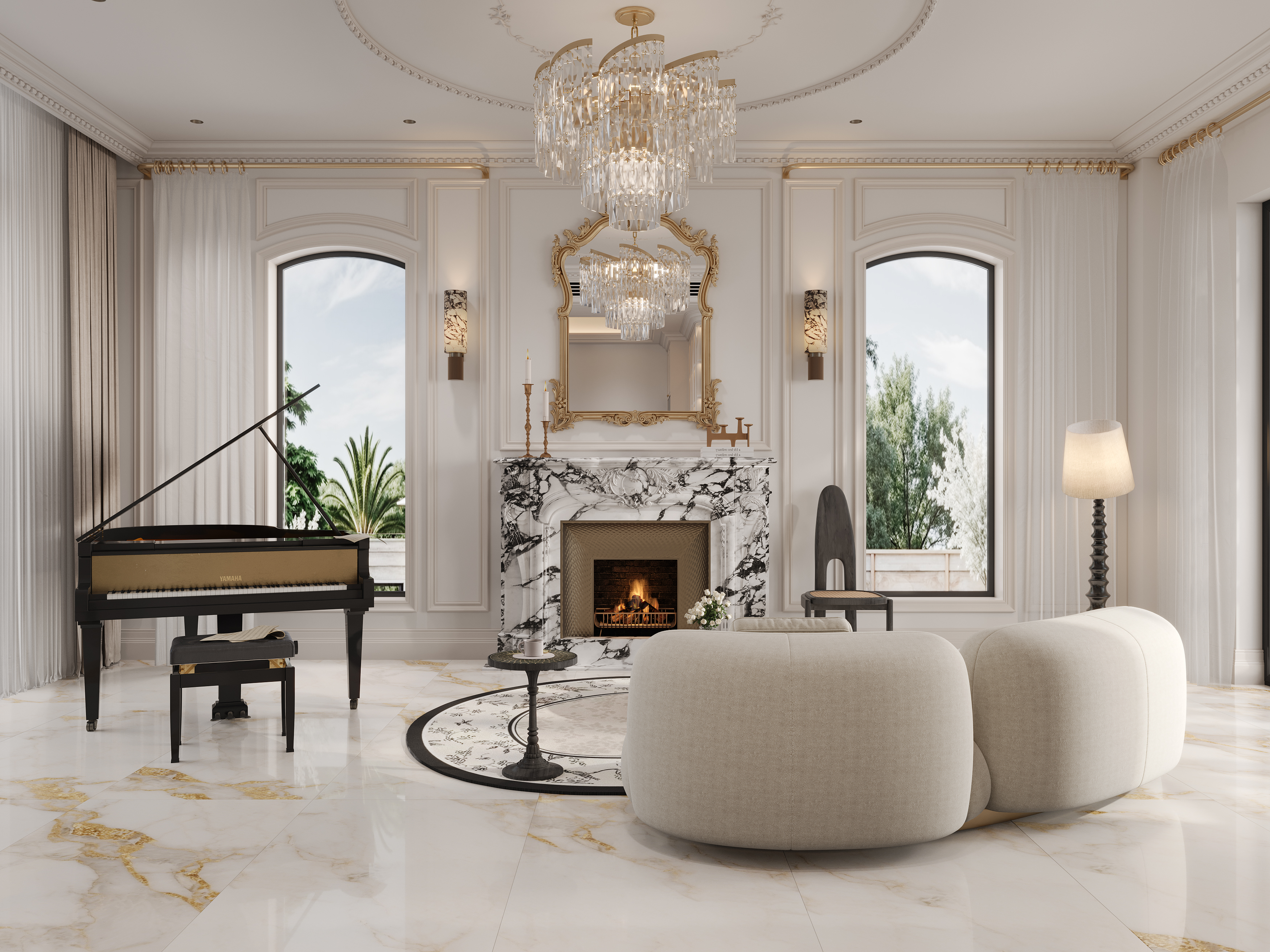 奢华简欧，AI不可能替代效果图行业-8