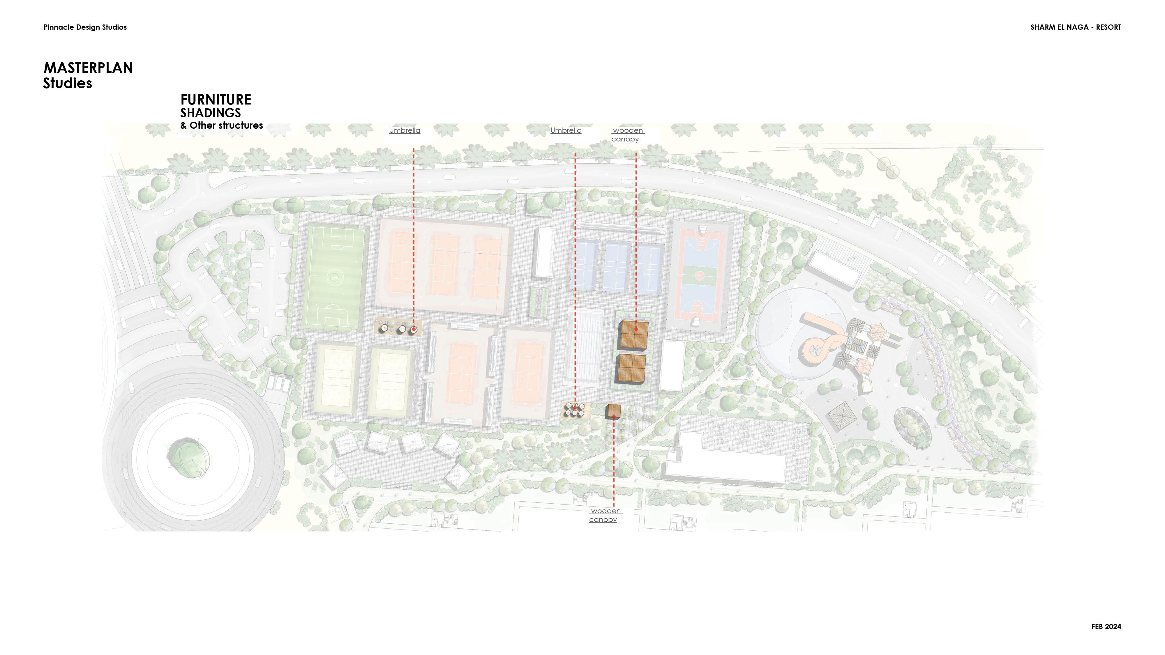 体育与娱乐区概念设计丨埃及丨Pinnacle Design Studio.-13