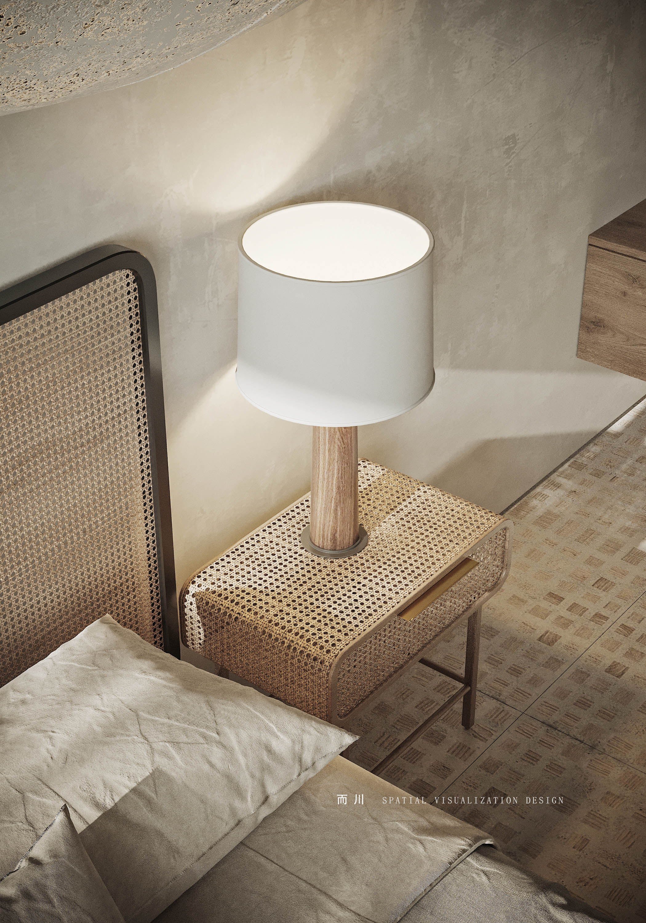 自然之美,侘寂民宿设计丨而川空间可视化工作室-2