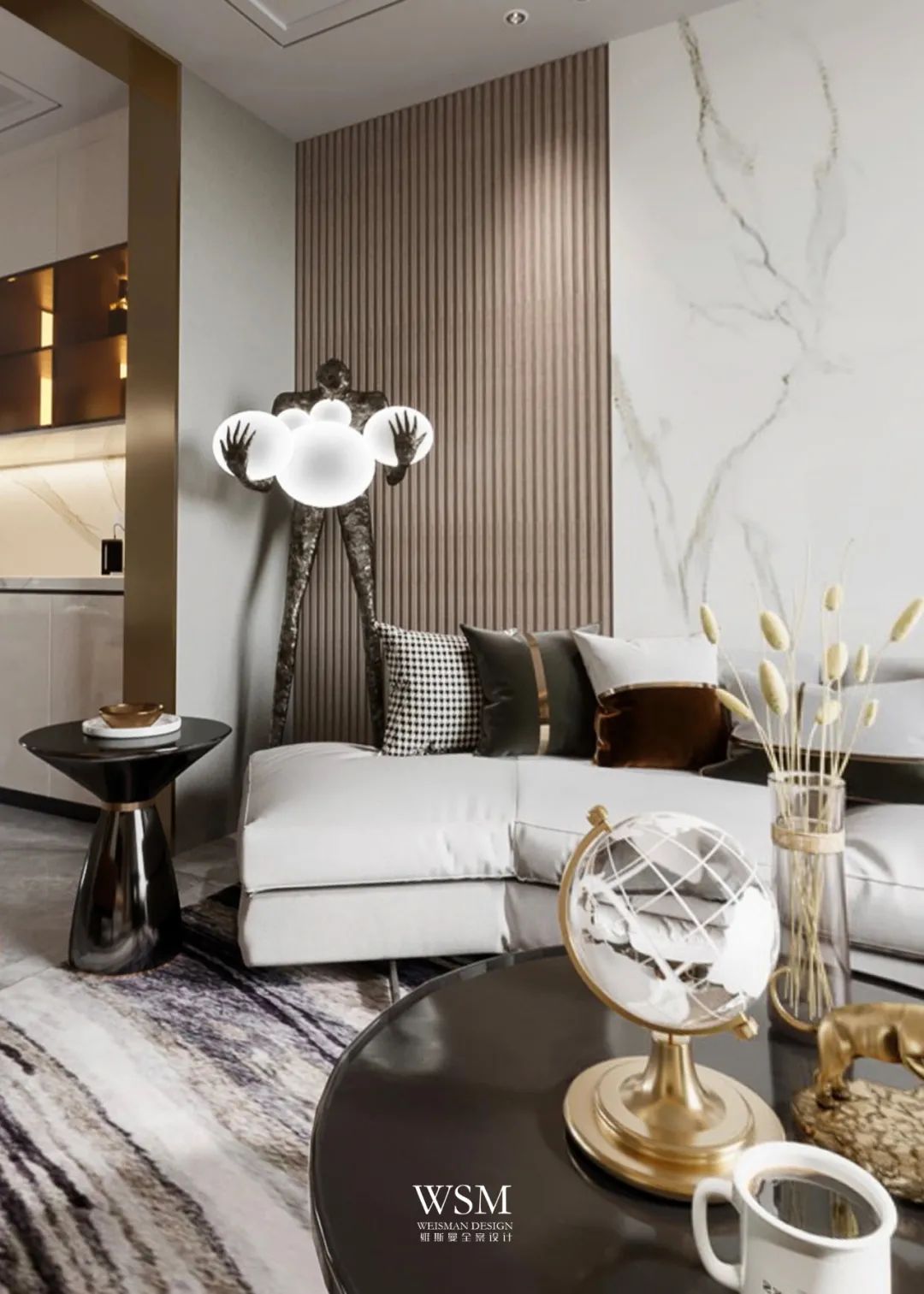 浙江金华 500㎡别墅私宅设计 | 简约轻奢，生活与自然的完美融合-22