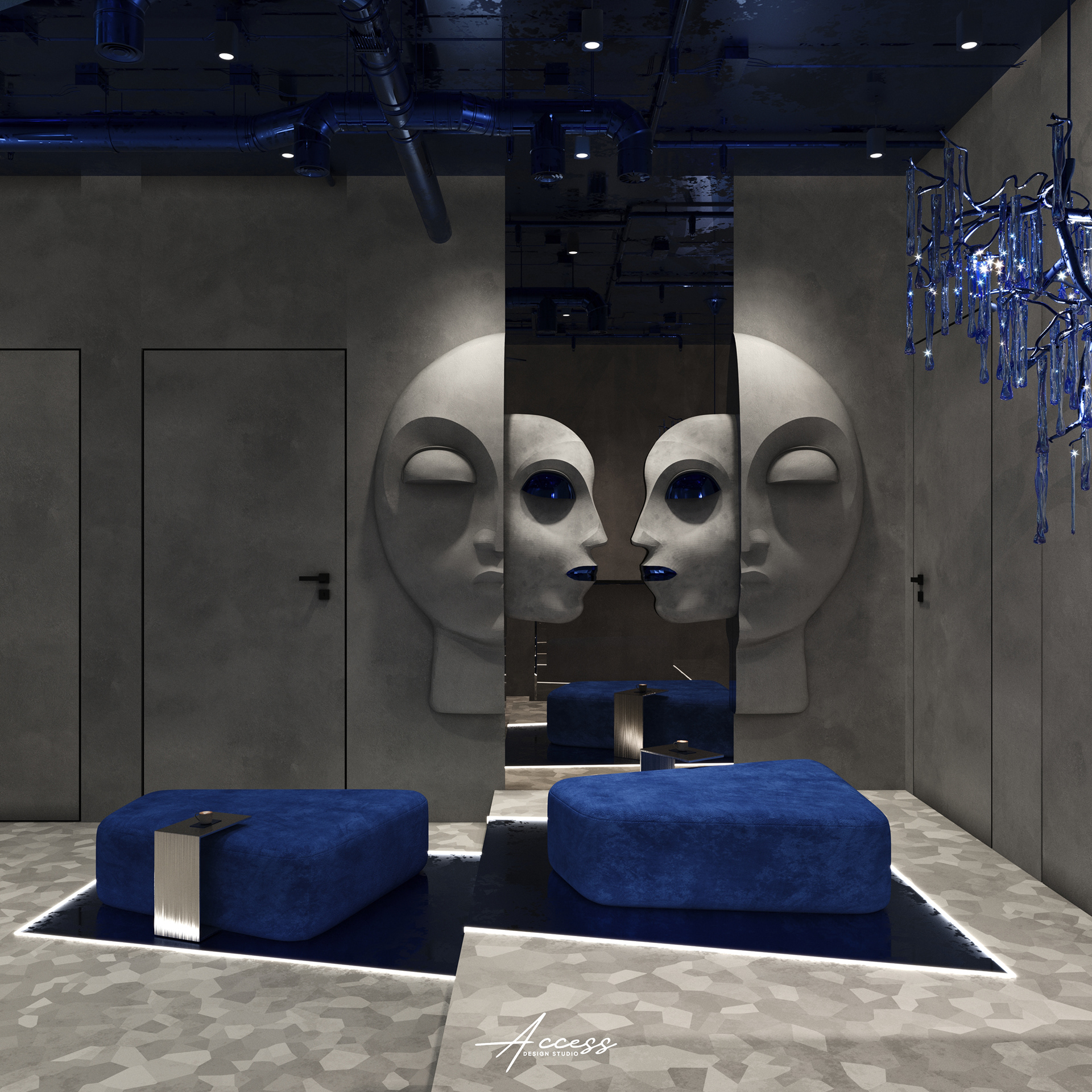 Nawras al Mullahi美容沙龙设计丨Access Design-25