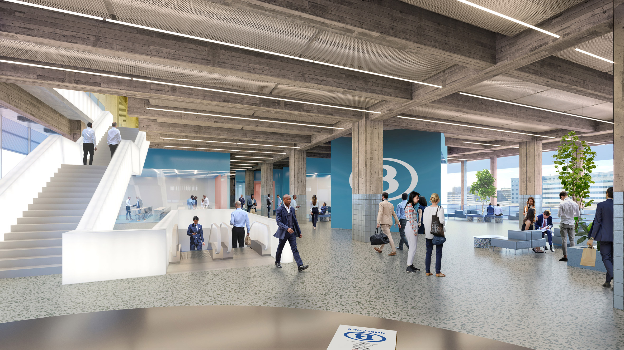 OMA 打造比利时铁路总部,融入历史与现代元素-15