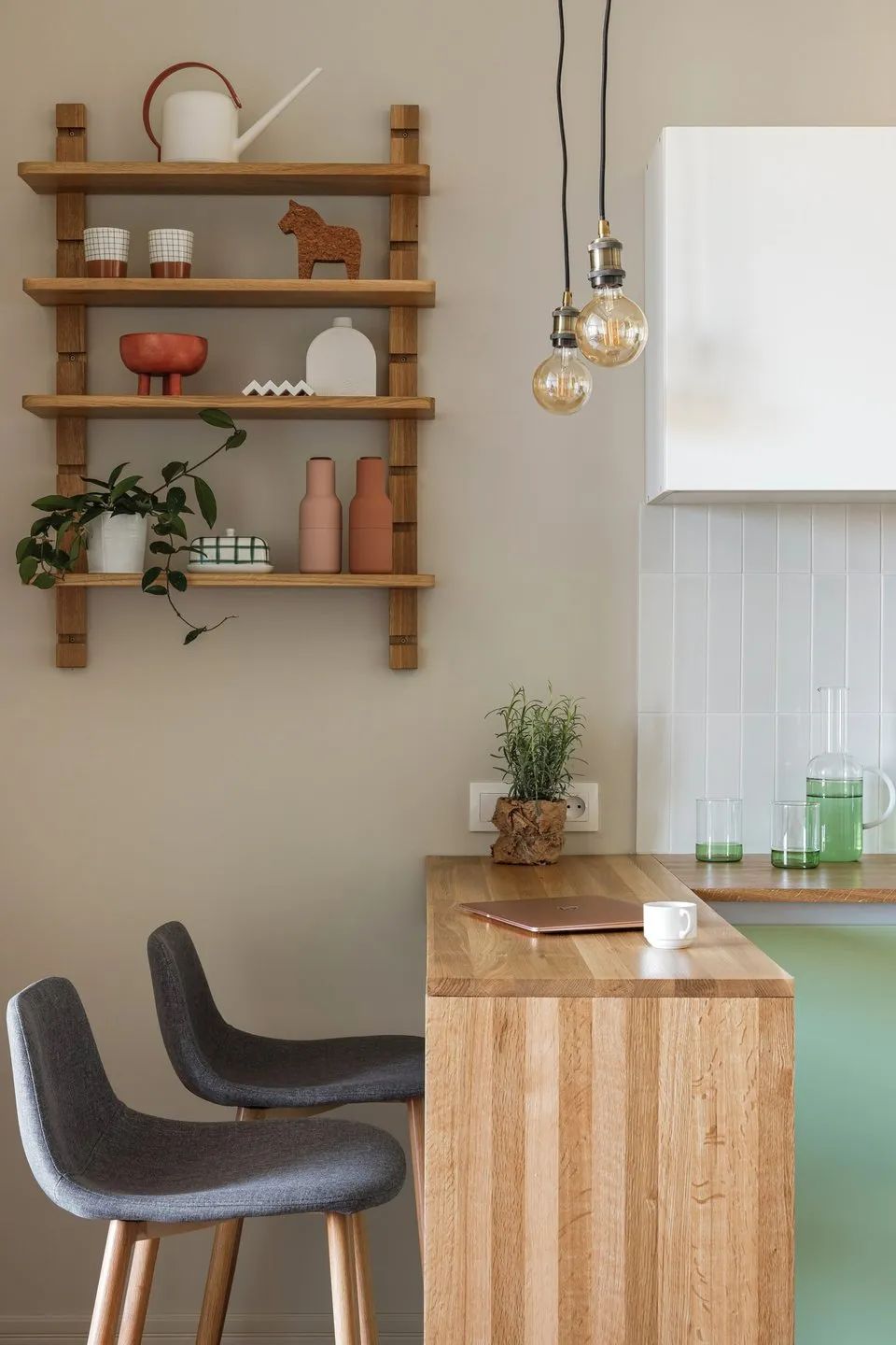 60㎡斯堪的纳维亚公寓设计丨Anastasia Zarkua-23