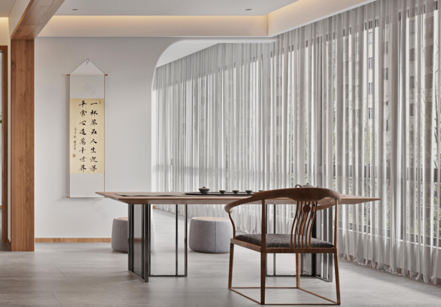 素雅自在·岁月静好 · 西安警苑小区宋式美学家居设计丨中国西安丨西安·大小空间设计-32