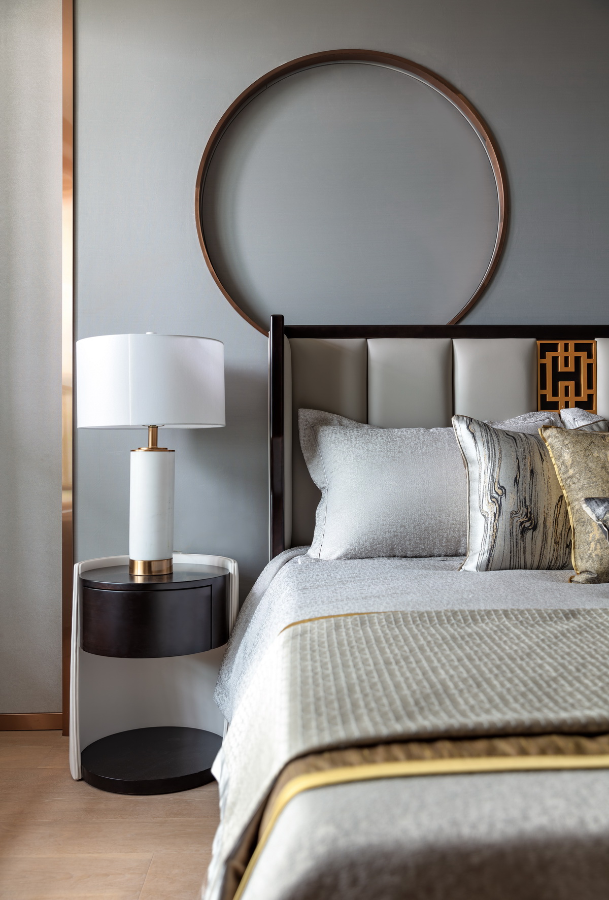 新中式样板房丨徜徉在东方禅意的美学中-56