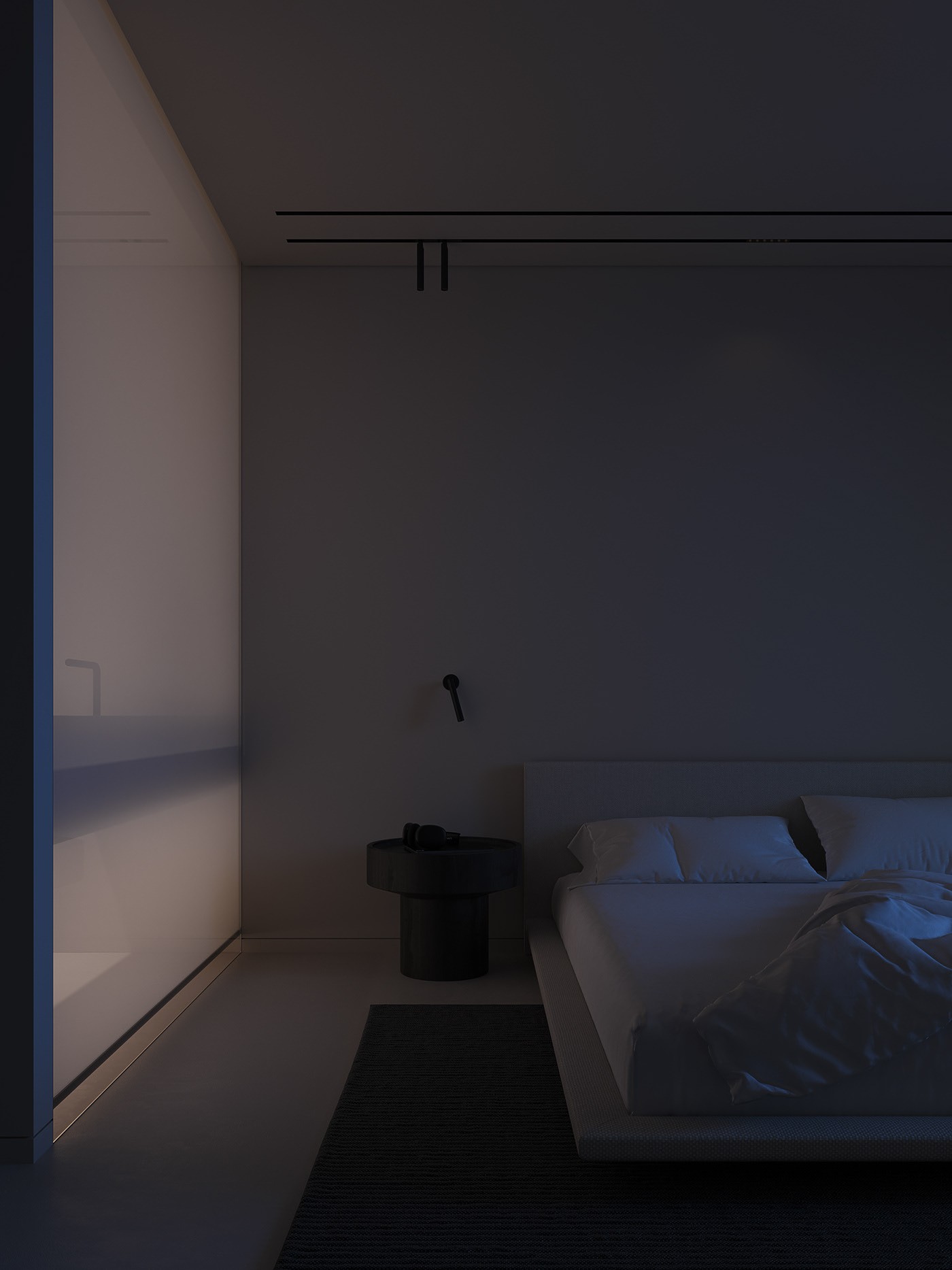 灰白色居住空间 简洁细腻！-22