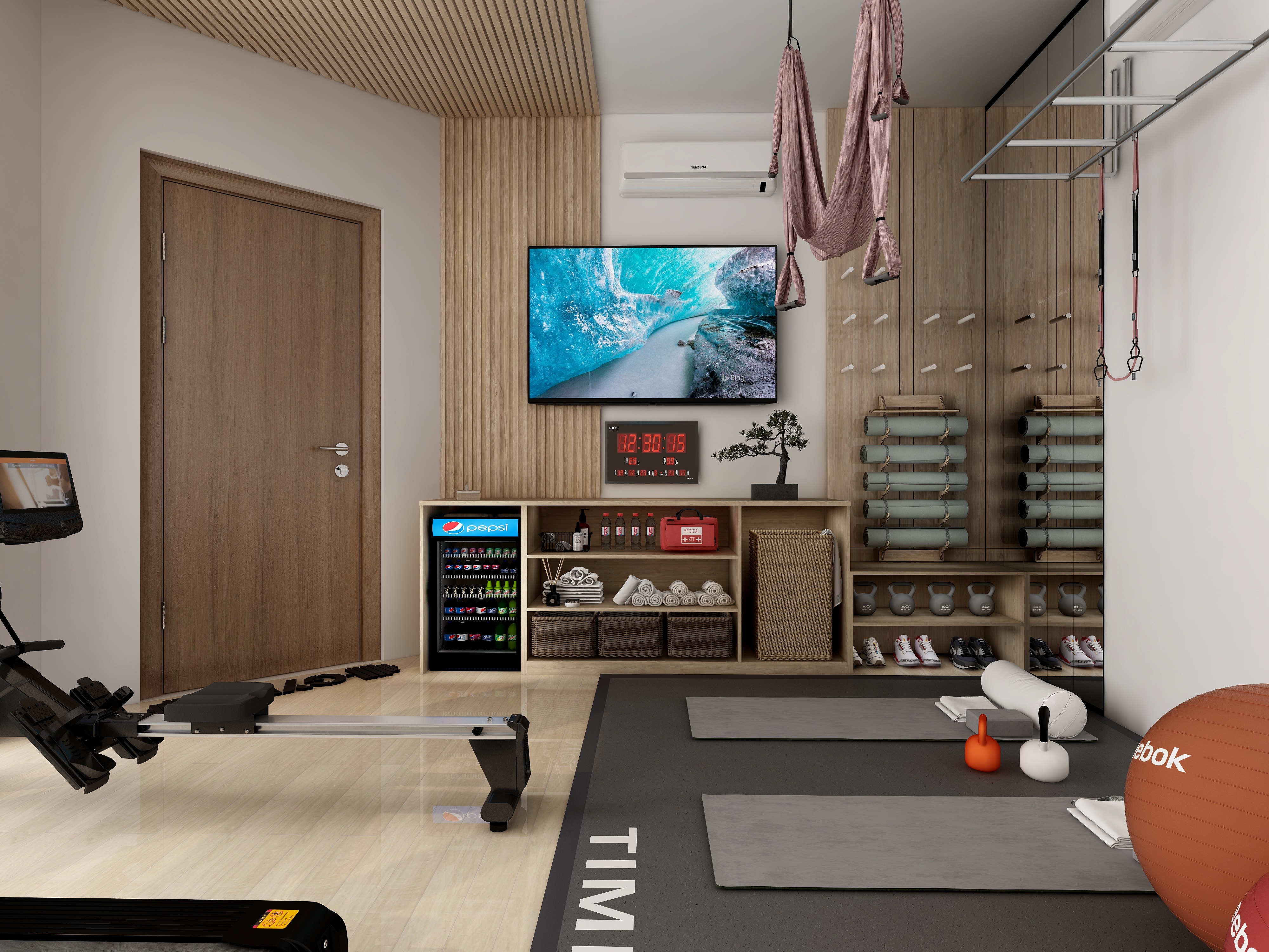 Small Home Gym Design (SAUDI ARABIA)-1