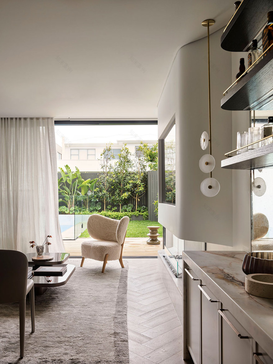 悉尼现代豪宅 | 独特配色与精致细节的完美结合-18