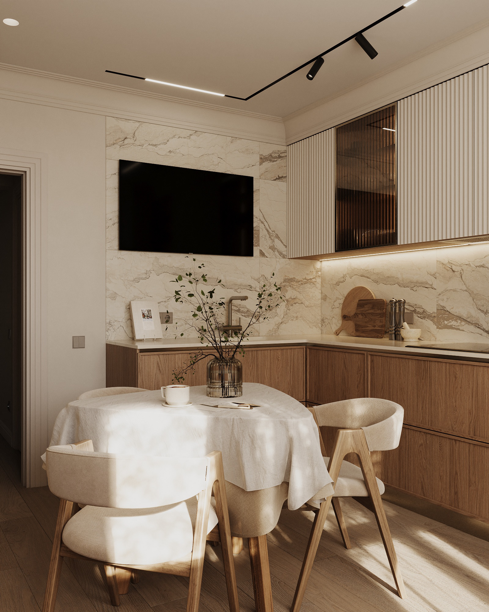 莫斯科索尔涅奇诺戈尔斯克95平公寓设计丨俄罗斯莫斯科丨Исакова А.-14