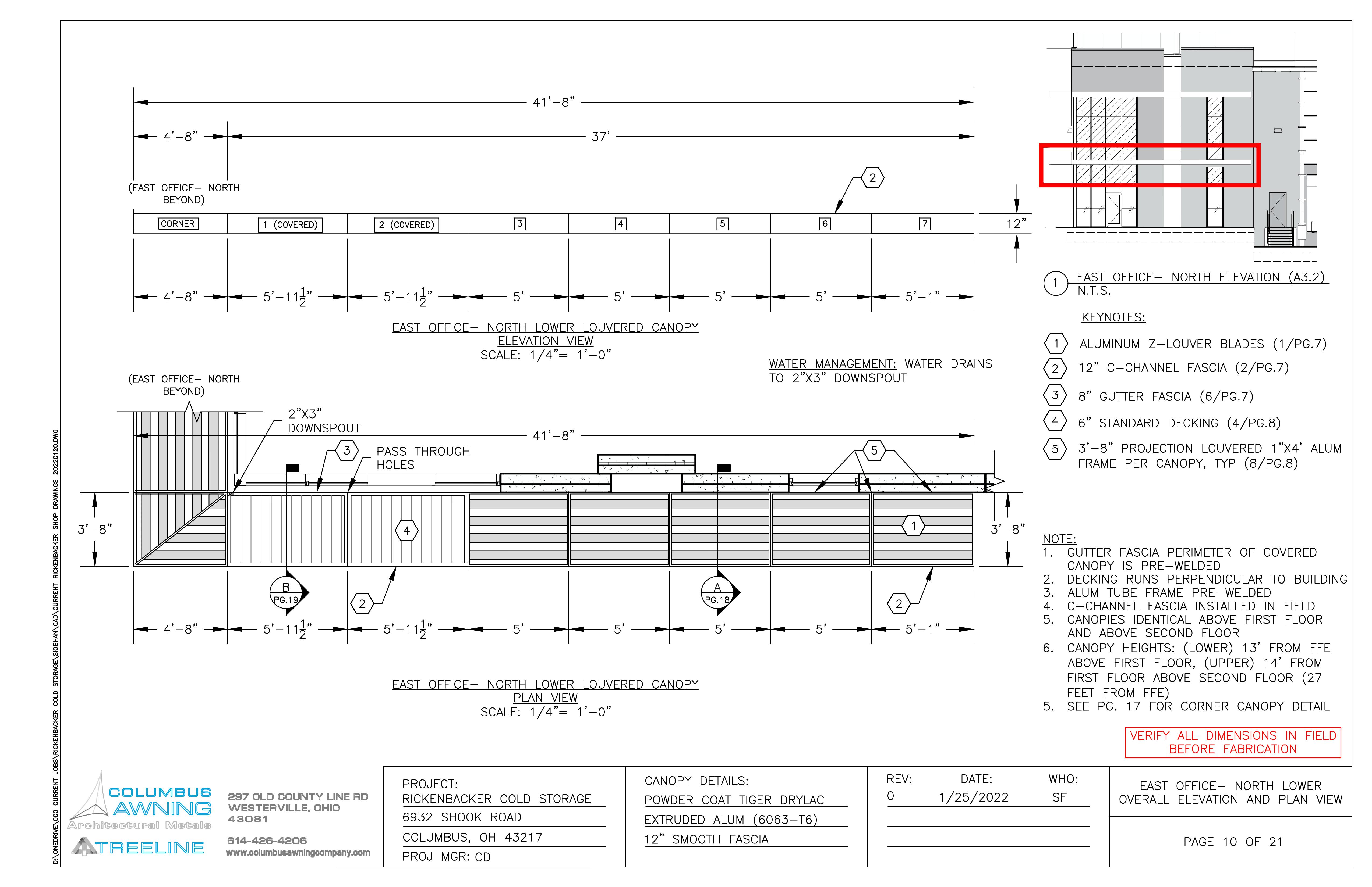 Cantilevered Canopy Project- Rickenbacker Cold Storage-9