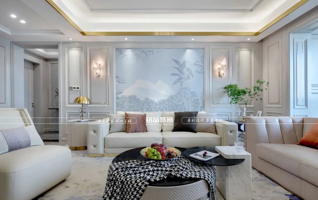 钱塘江畔意式轻奢江景房丨铭品装饰-25